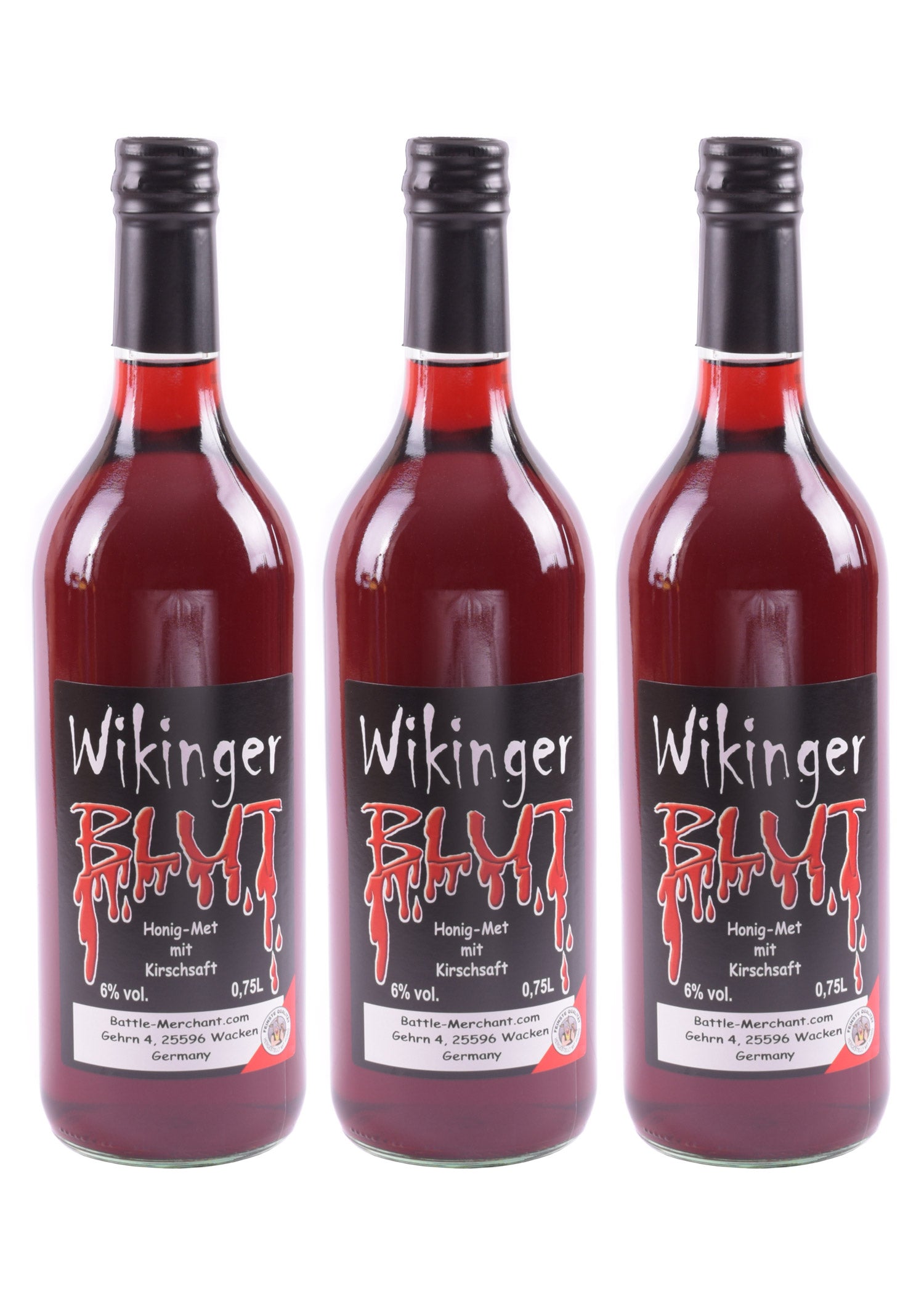 Imagen única de: Sangre Vikinga, Hidromiel Con Jugo De Cereza, 6% Vol.