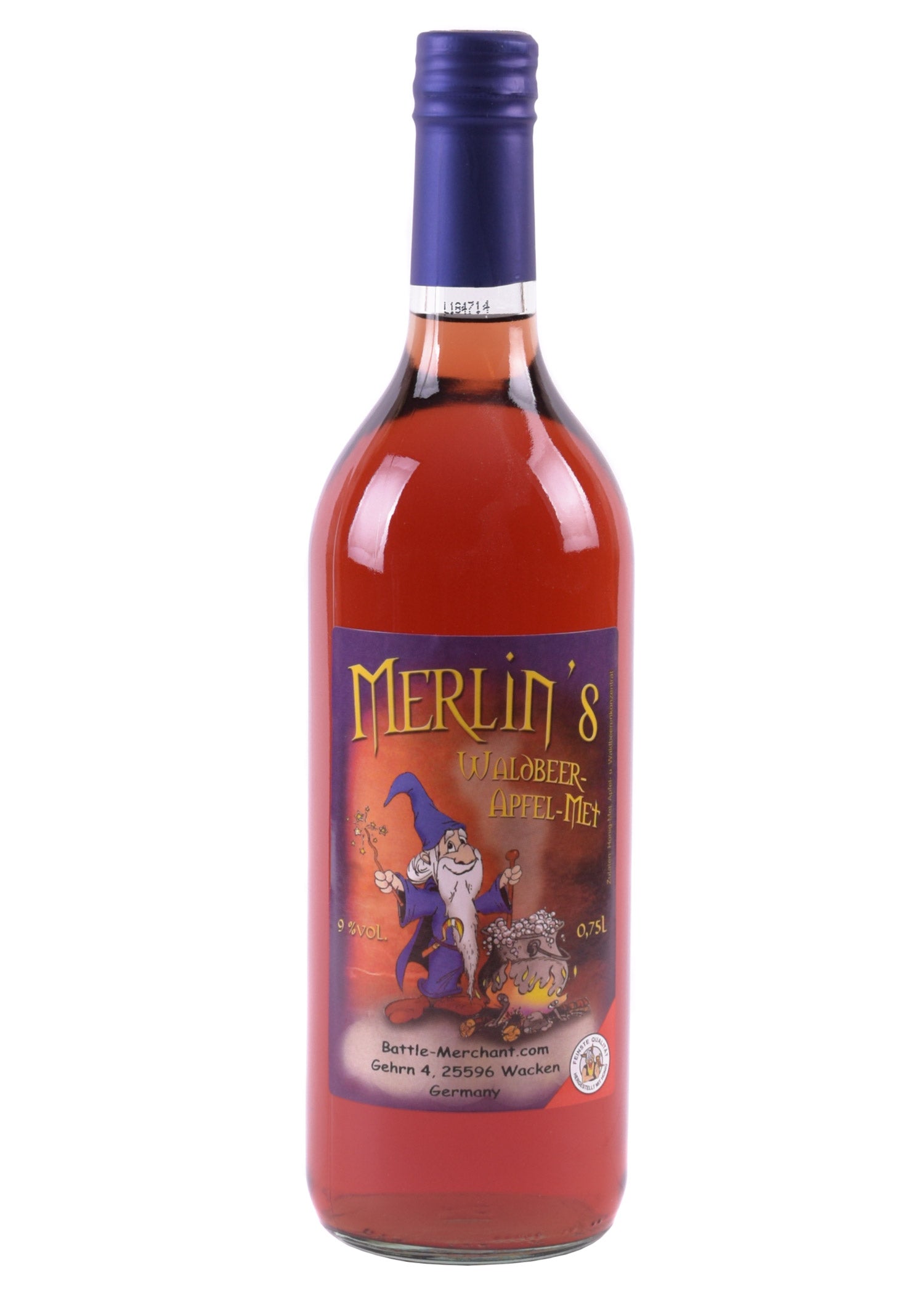 Imagen única de: Hidromiel De Frutos Del Bosque Y Manzana De Merlín, 9% Vol.