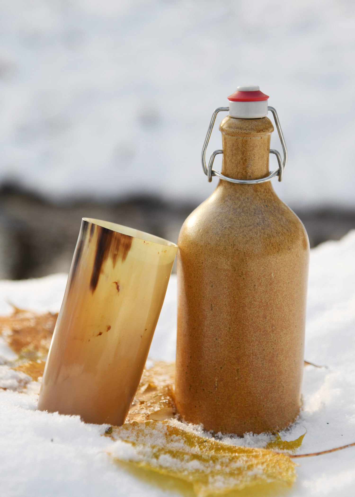 Imagen única de: Vaso De Cuerno Sin Asa (Aprox. 200 Ml)