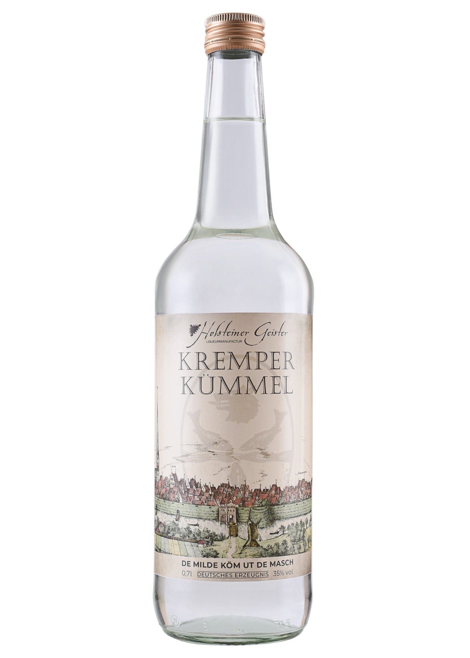 Imagen única de: Alcaravea Kremper, 35% Vol. Alk., Botella De 0,7 L - Aguardientes Holstein
