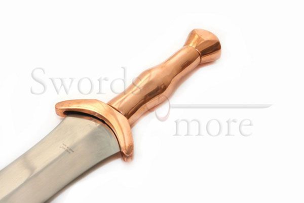 Imagen única de: Espada Decorativa Corta Espartana Laconia - Acero y Bronce con Funda