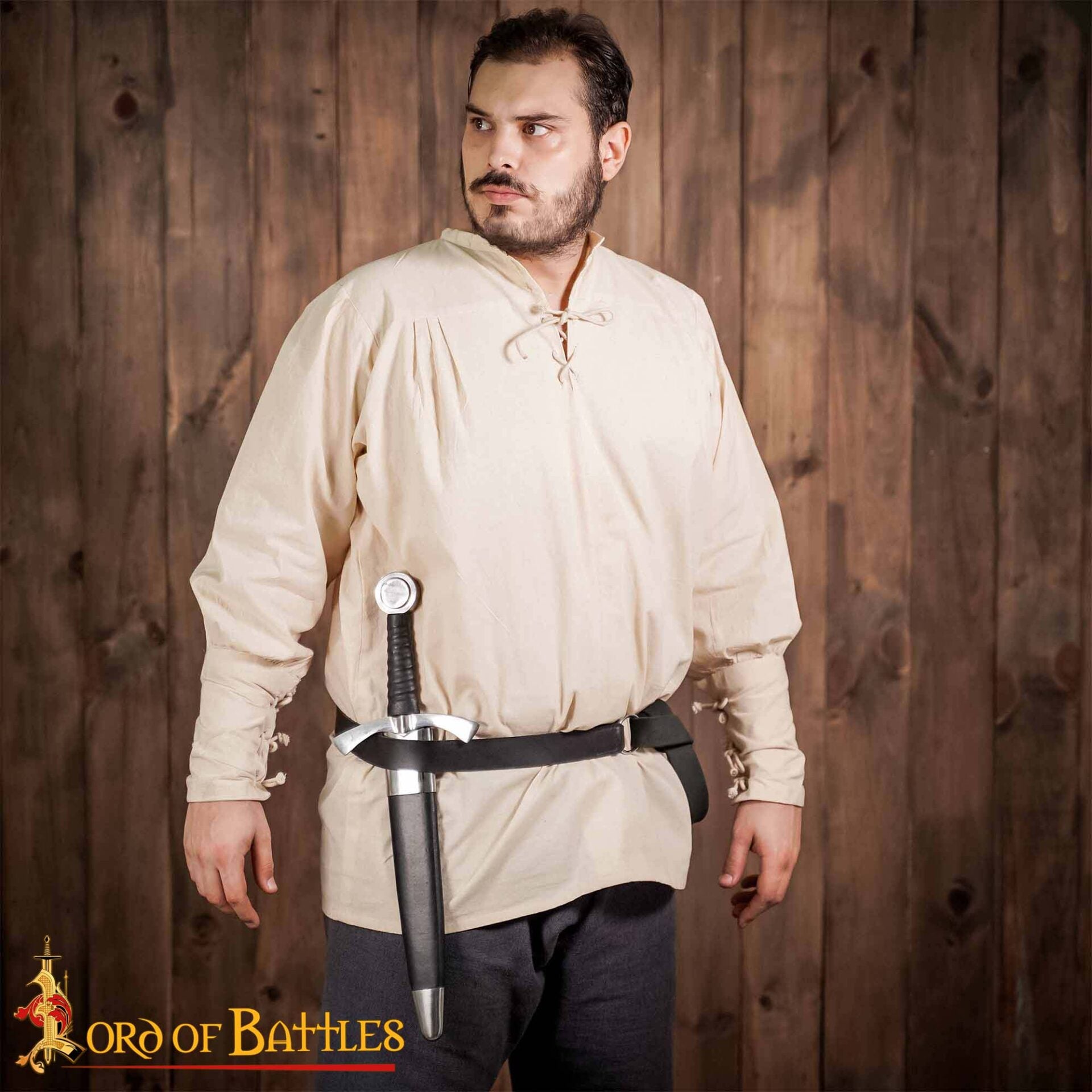 Imagen única de: Daga Histórica Medieval con Vaina - Acero Decorativo Coleccionable