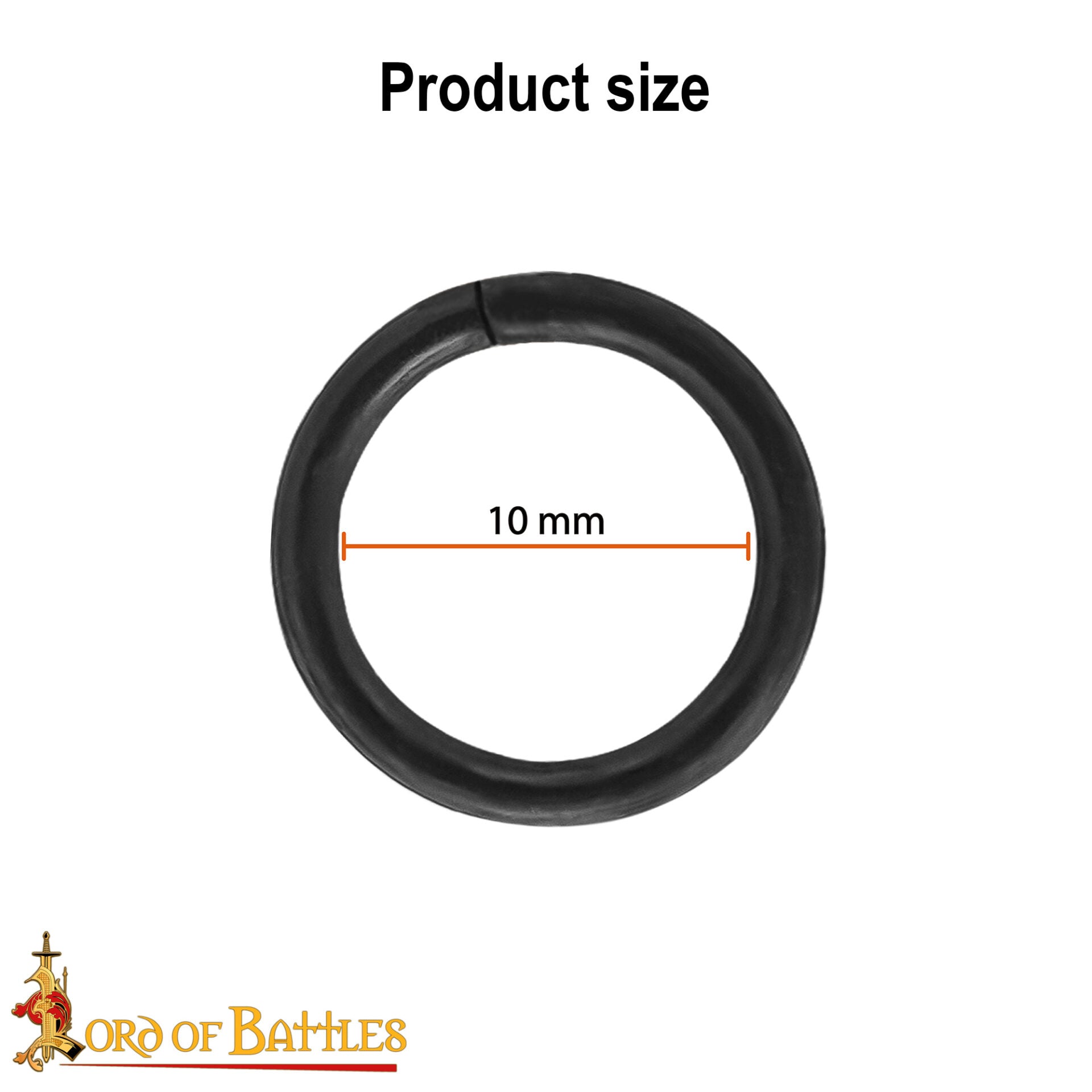 Imagen única de: Anillas de malla de acero 10 mm, calibre 16 — 1 kg