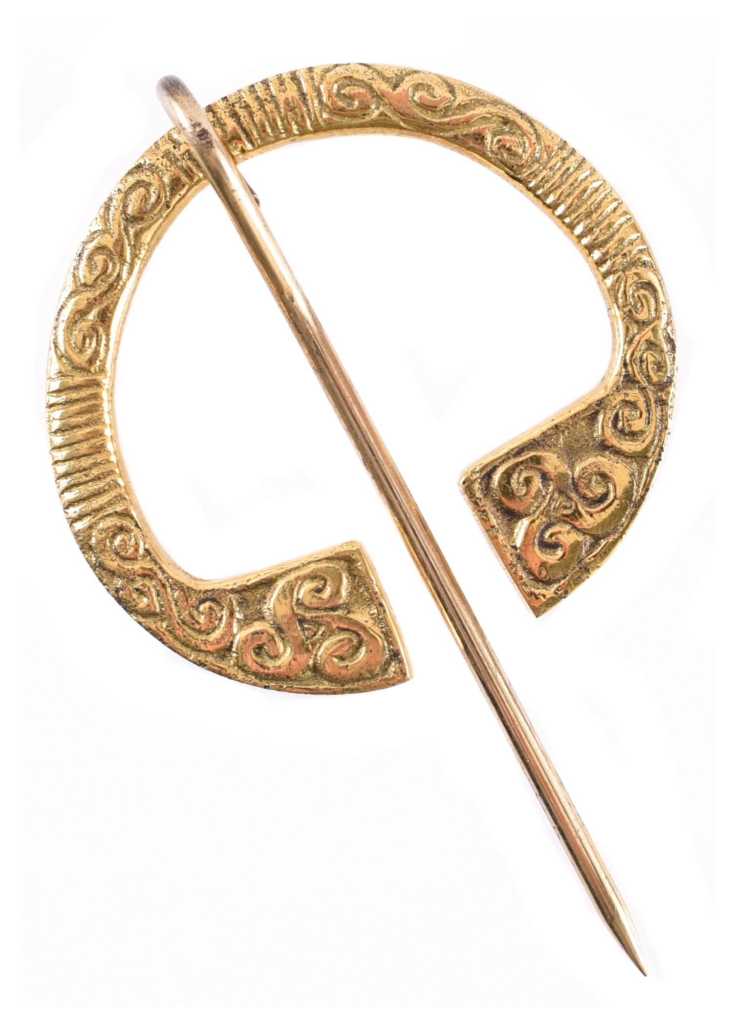 Imagen única de: Broche Anillo Celta De Latón