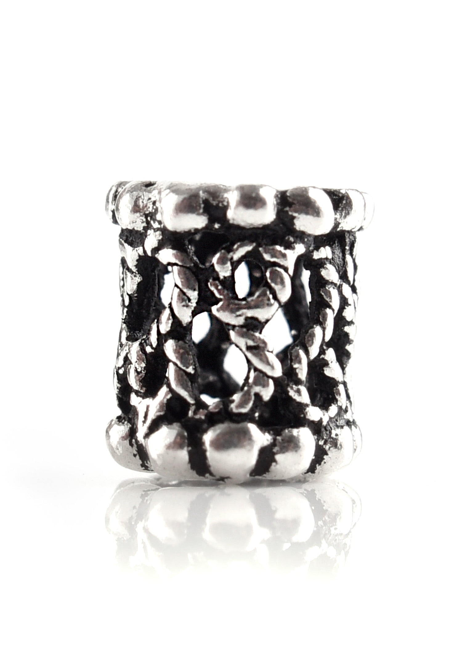 Imagen única de: Cuenta De Barba Celta Y Cuenta De Rizo De Plata