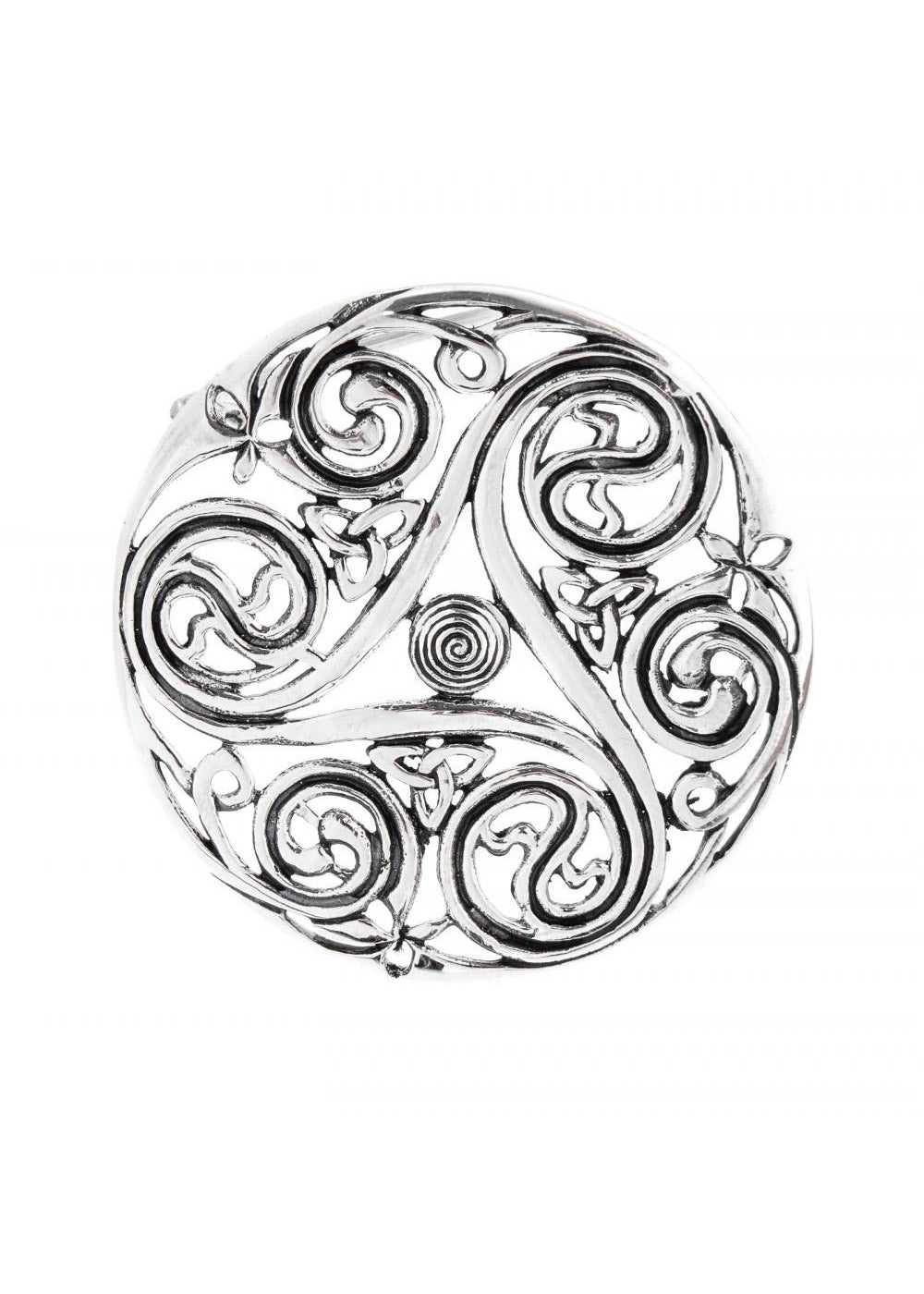Imagen única de: Broche Celta Triskele De Plata