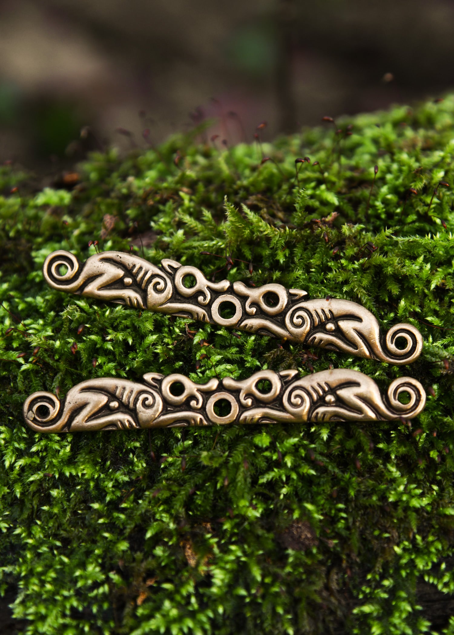 Imagen única de: Accesorios Para Cejas De Chacal De Latón Para Proyectos De Bricolaje (Par)