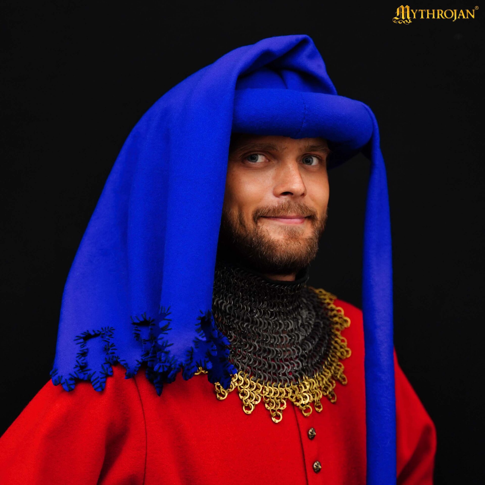 Chaperón medieval de lana (estilo tardío, siglo XV) - imagen 4