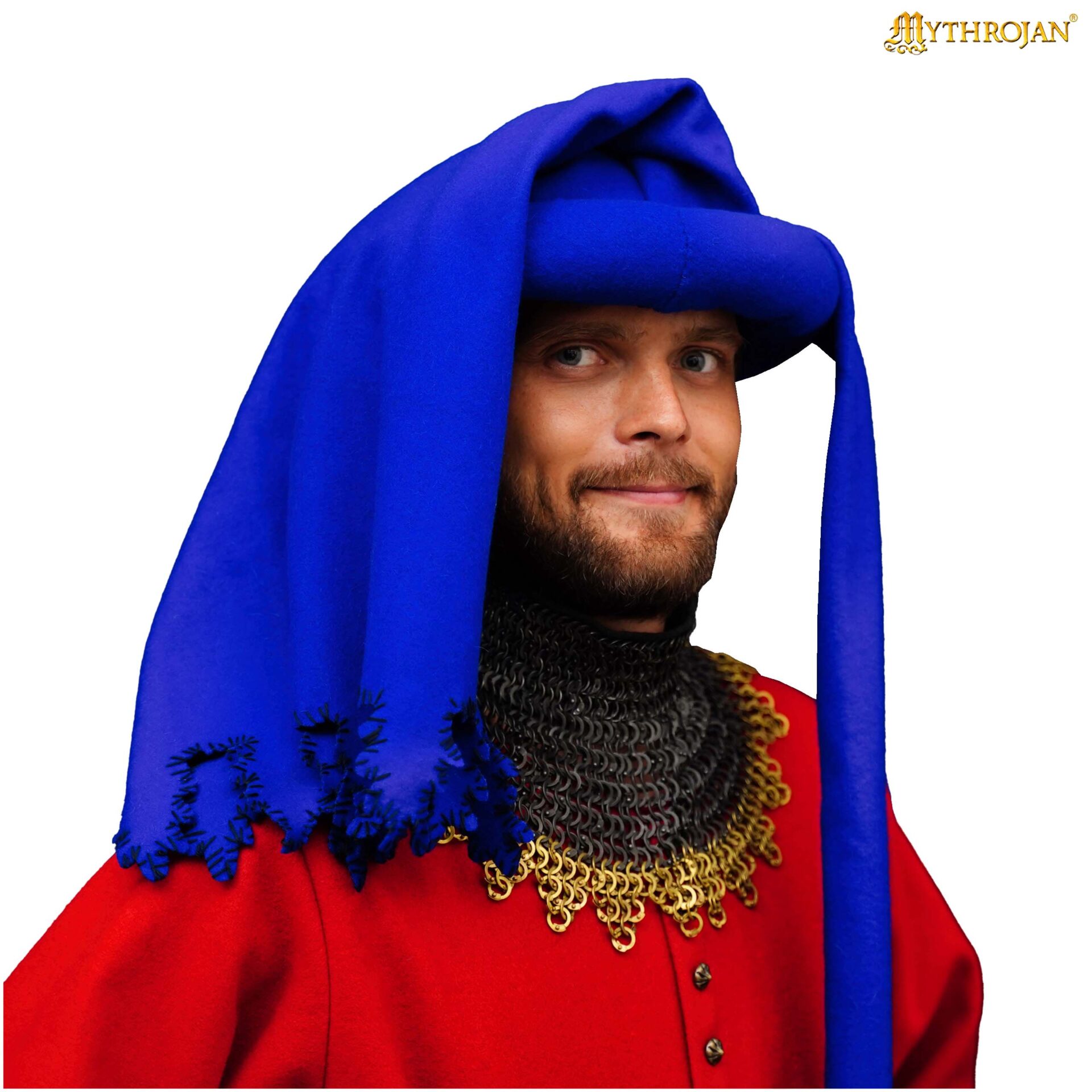 Chaperón medieval de lana (estilo tardío, siglo XV) - imagen 8