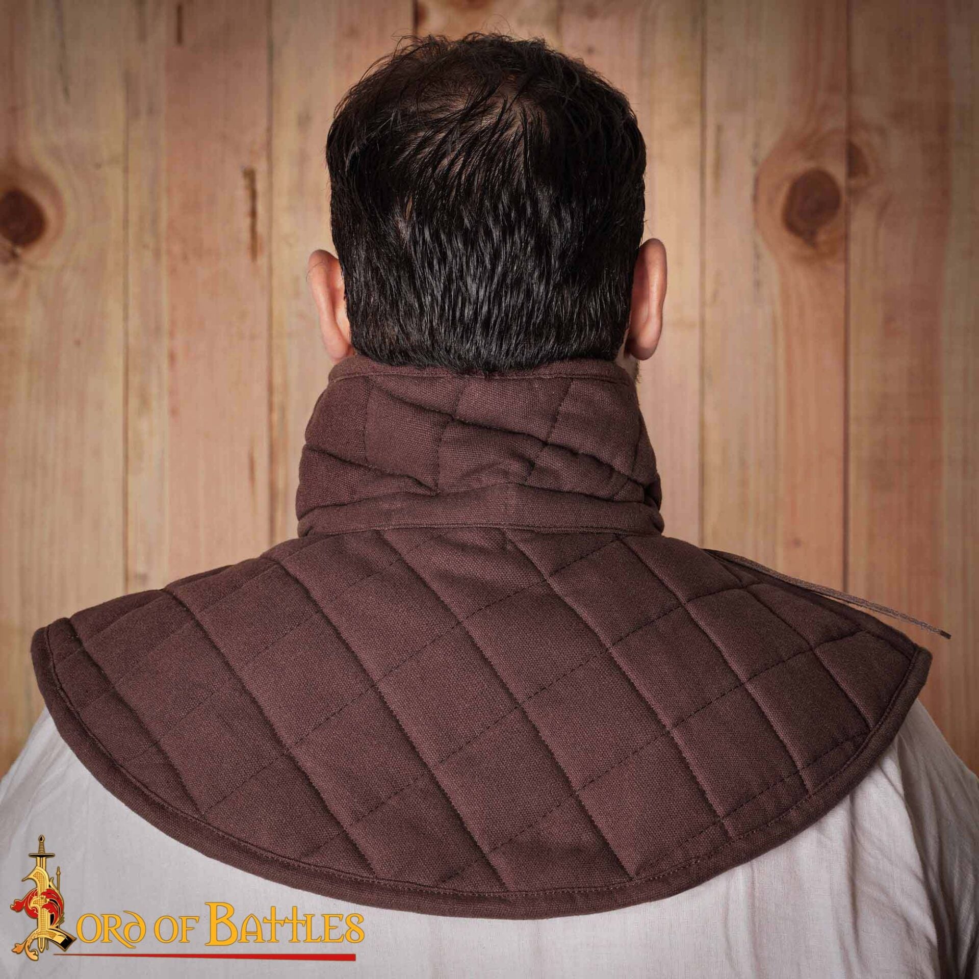 Collar acolchado medieval para armadura - imagen 6