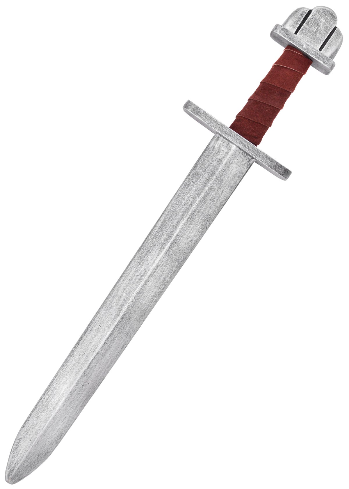 Espada de madera vikinga mini para niños plateada
