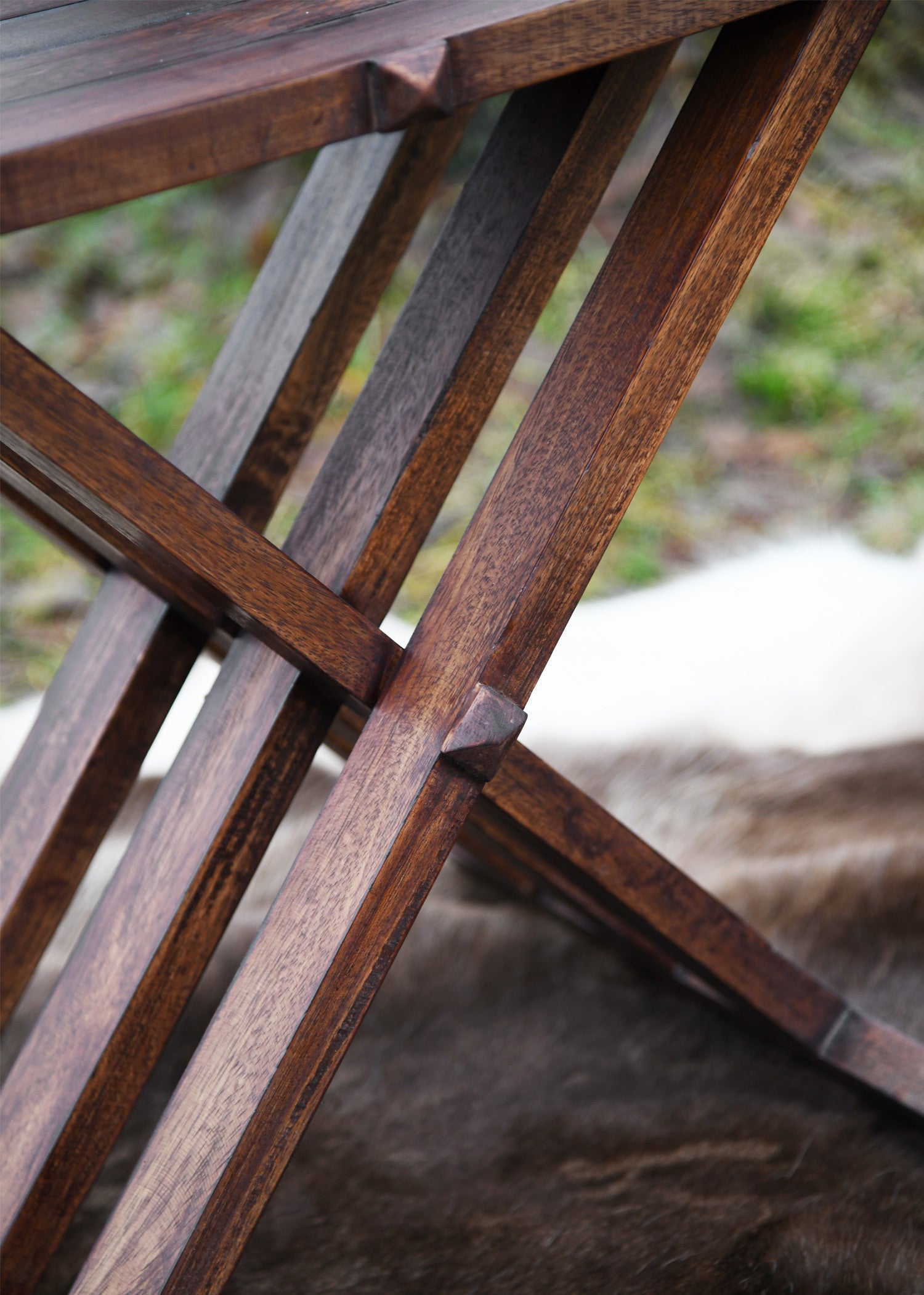 Silla De Tijera Medieval Madera de Mango - Tienda Medieval