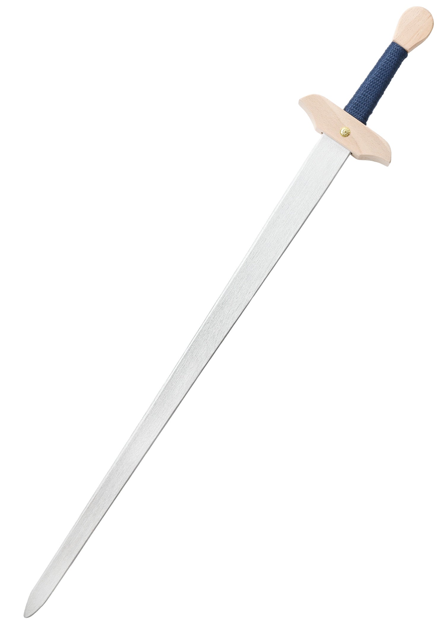 Imagen única de: Espada De Caballero Infantil César Fabricada En Madera, Mango Azul, Diferentes Longitudes