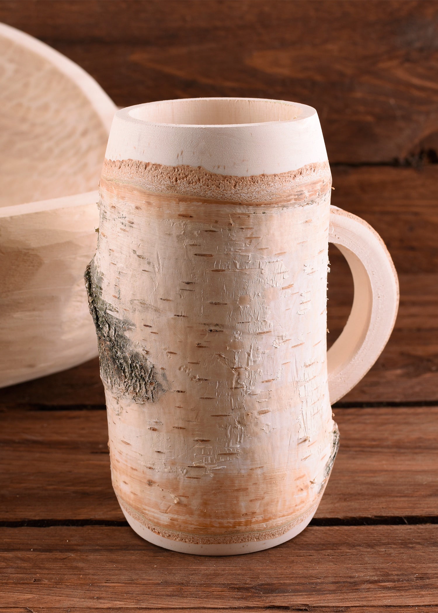 Imagen única de: Jarra Con Asa, Madera De Abedul, Aprox. 0,5 Litros