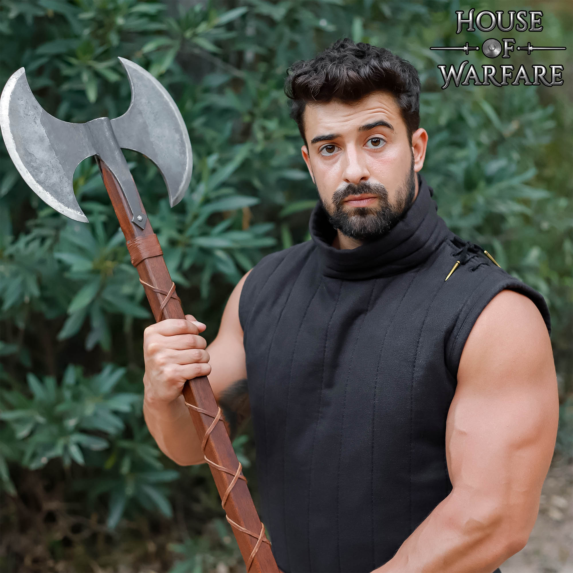 Gambesón sin mangas doble capa con cuello alto - relleno reciclado