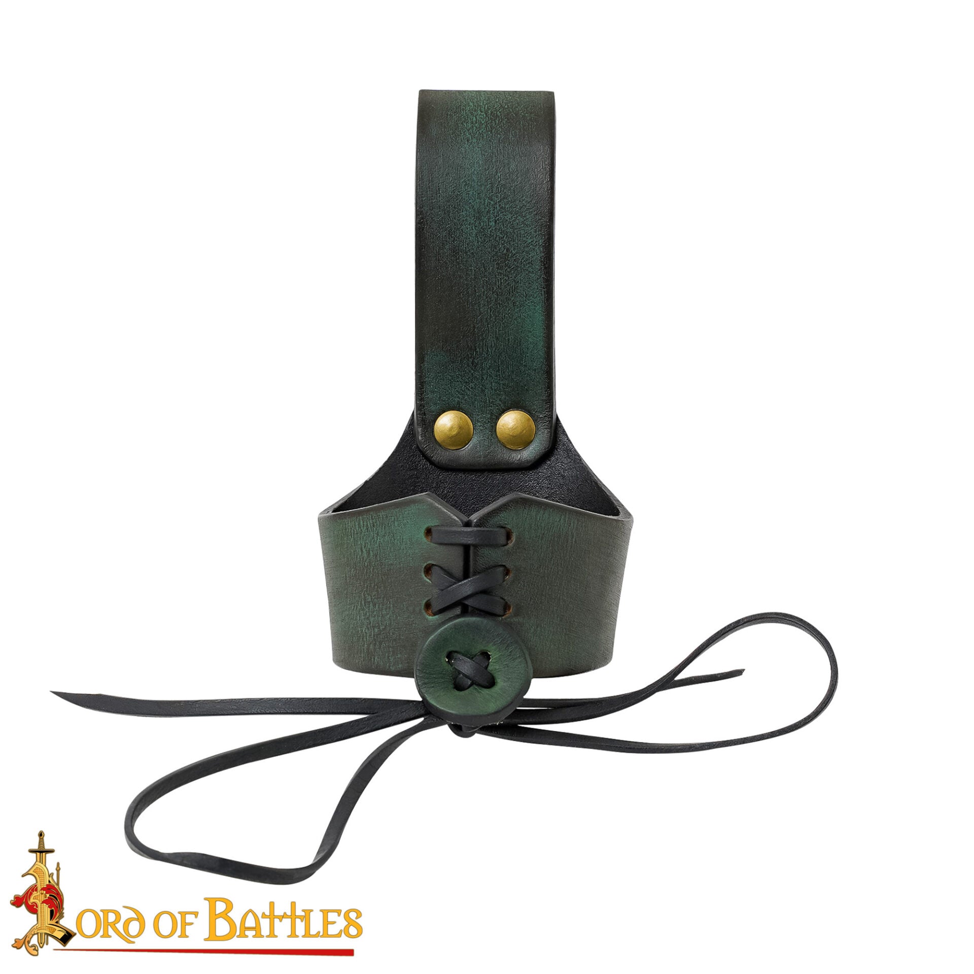 Soporte de cuero para cuerno de beber - ajustable - imagen 26