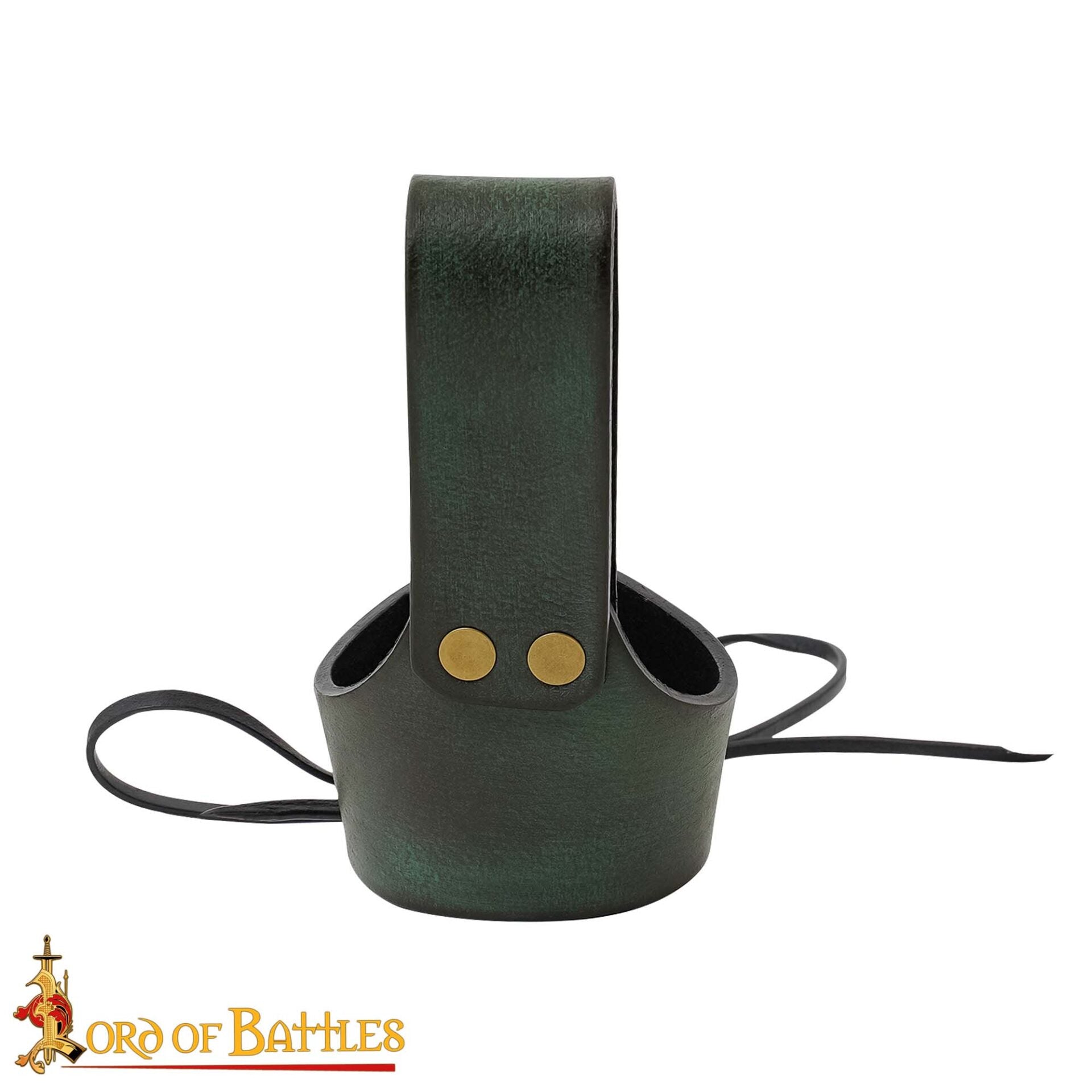 Soporte de cuero para cuerno de beber - ajustable - imagen 47
