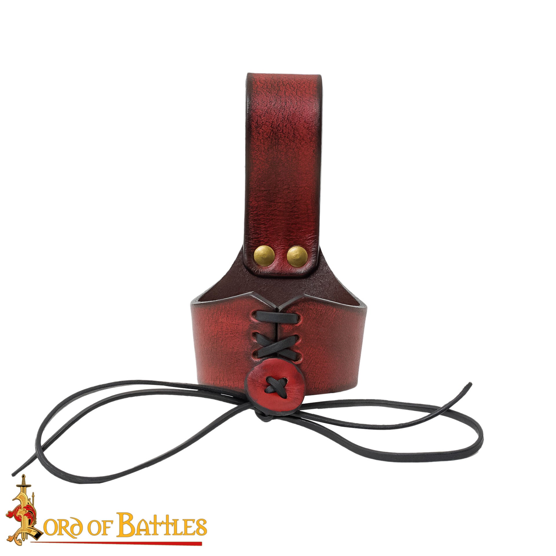 Soporte de cuero para cuerno de beber - ajustable - imagen 27