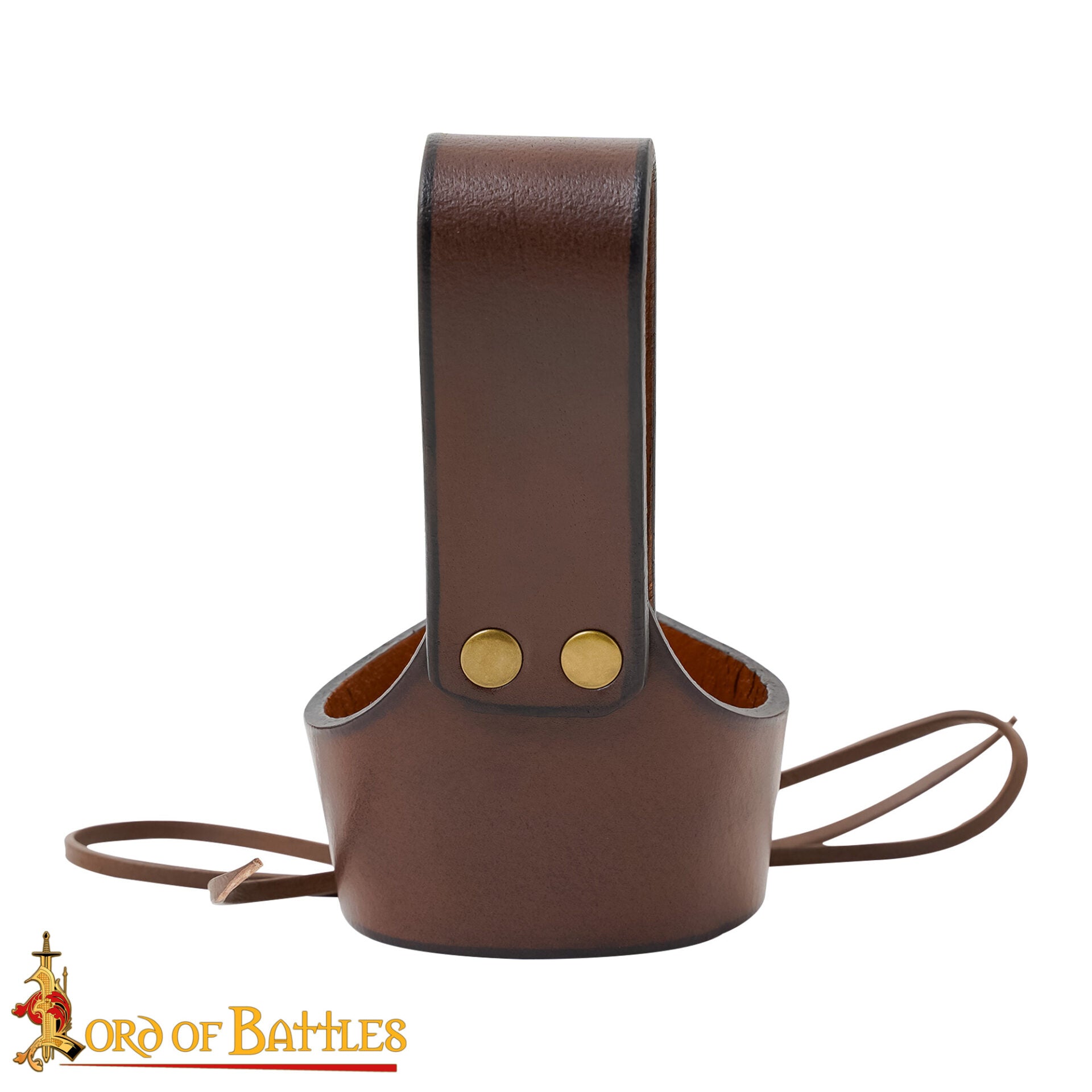 Soporte de cuero para cuerno de beber - ajustable - imagen 40