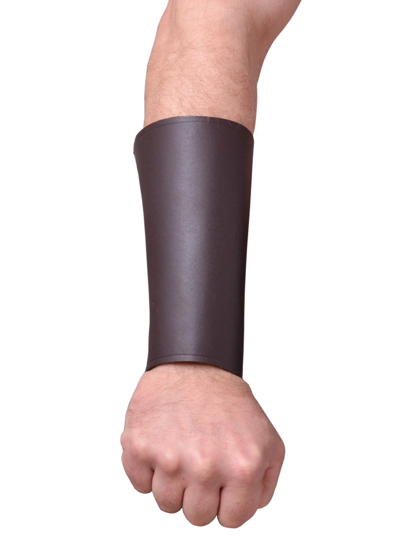 Imagen única de: Puño Con Lazo En Marrón, Con Tiras Cuadradas.