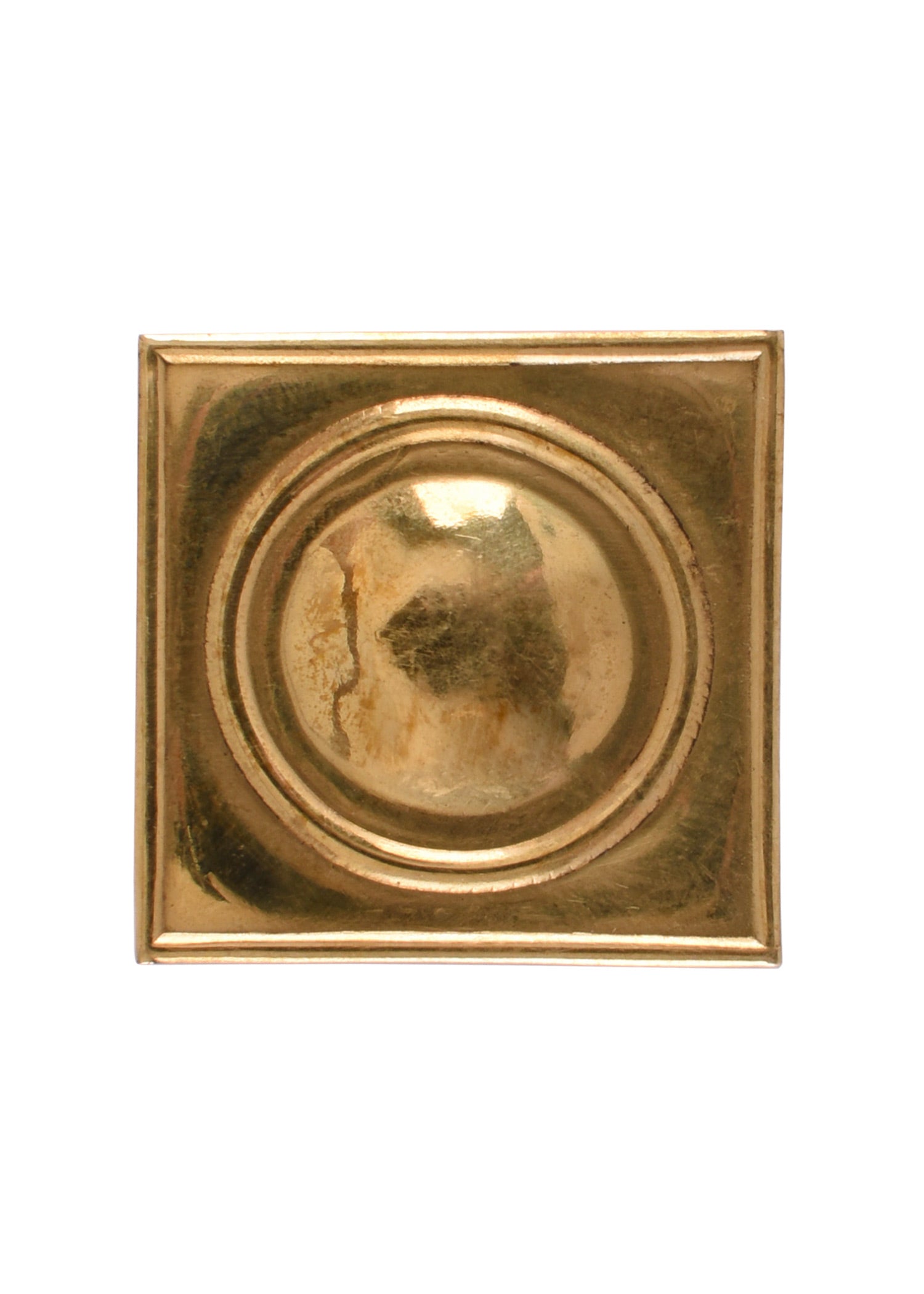 Imagen única de: Herraje Para Cinturón Romano De Latón, 3 X 3 Cm