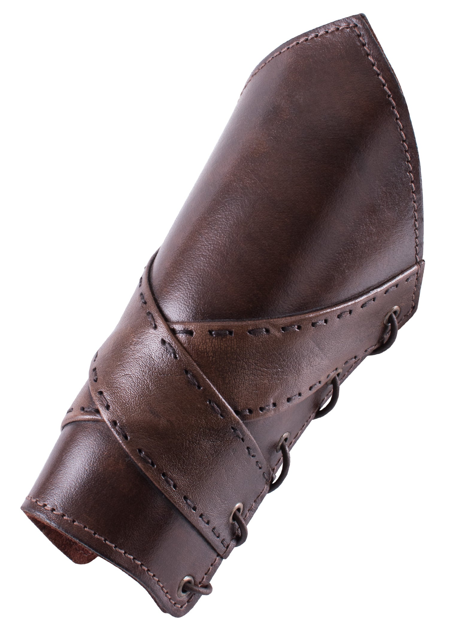 Imagen única de: Manguitos Acolchados De Piel Con Tirantes Cruzados, Par