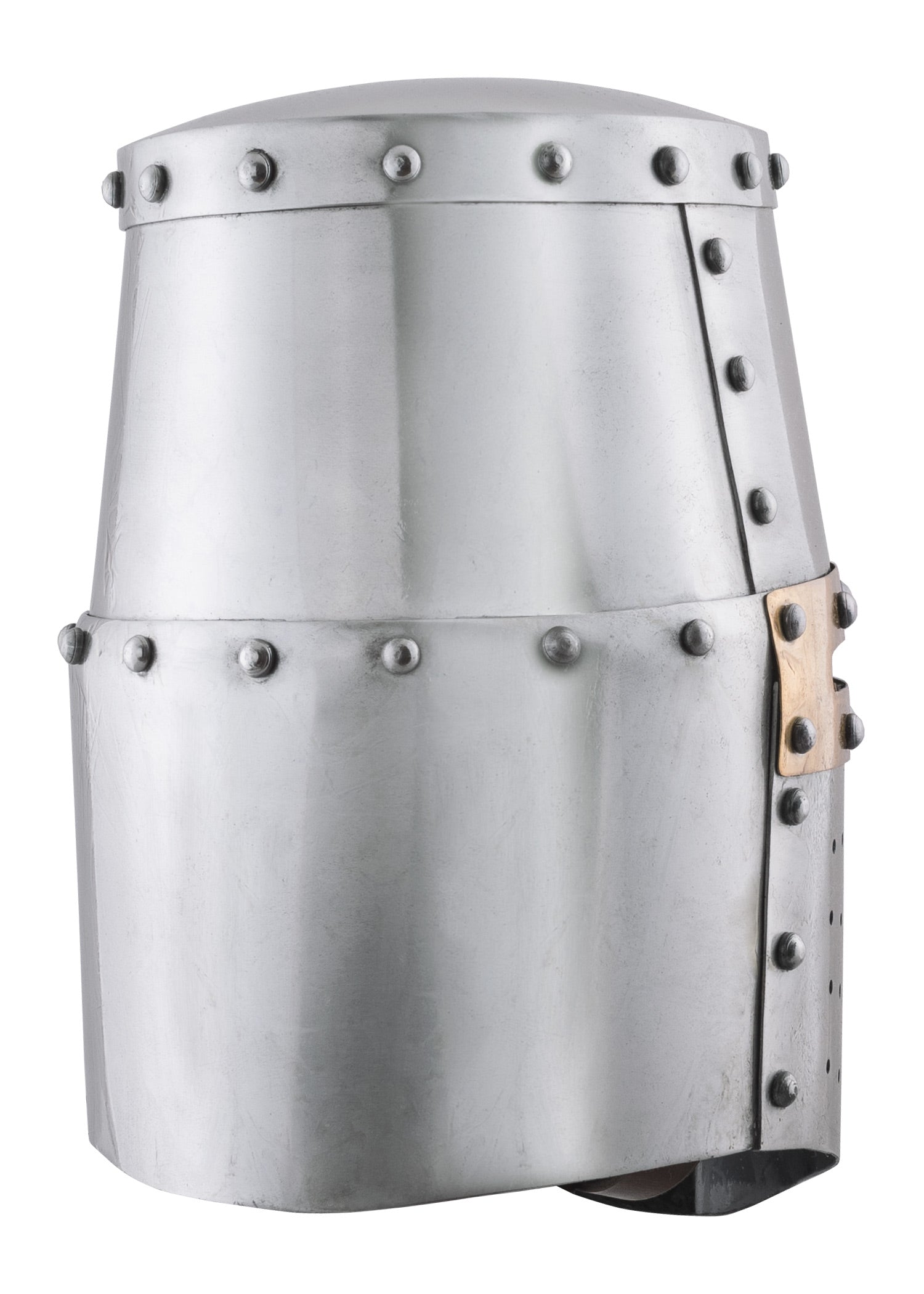 Imagen única de: Casco De Olla Grande, Siglo Xiv, Acero De 1,6 Mm.