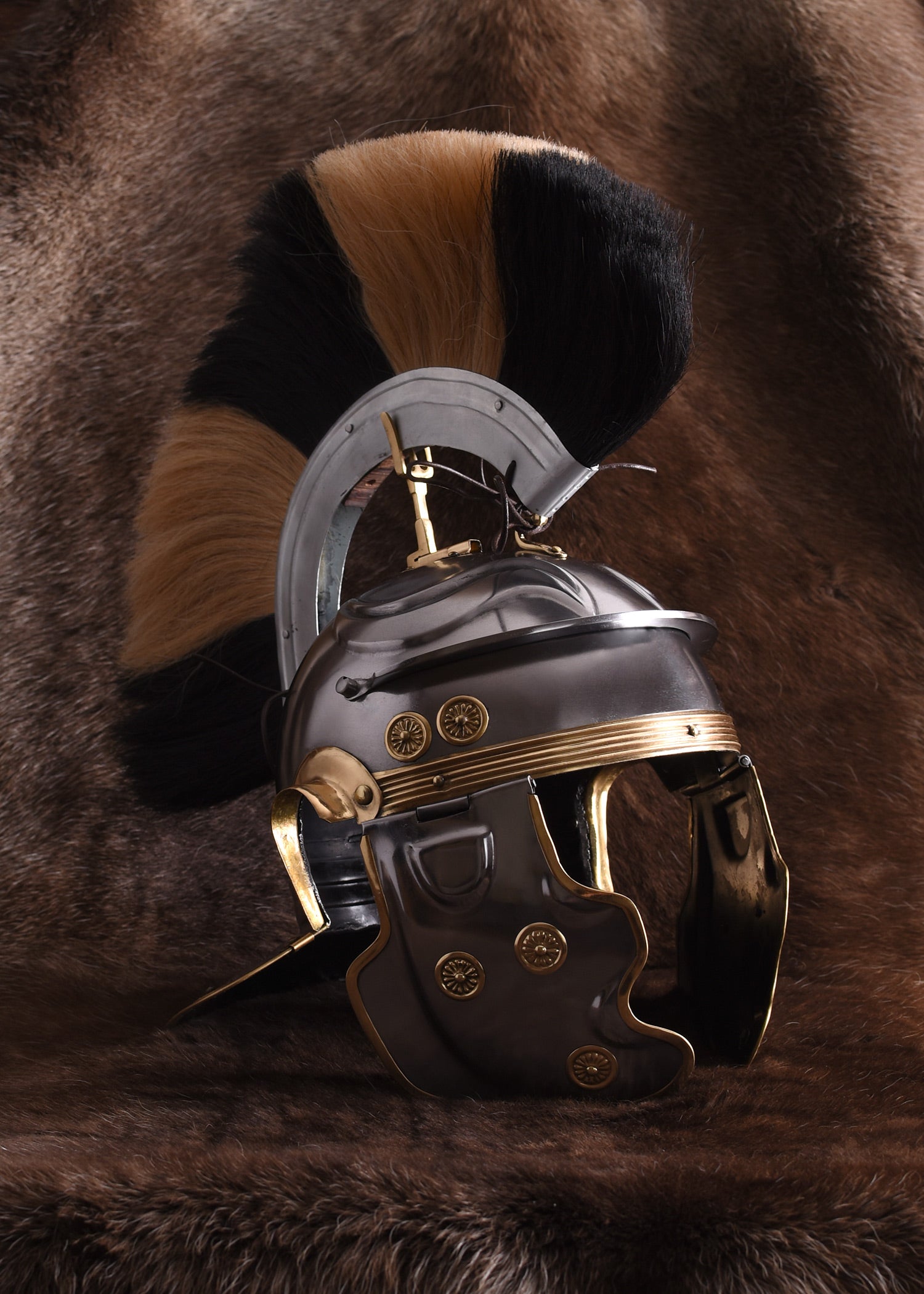 Casco Romano Imperial Galo -G- Weisenau De Acero Con Casquillo De Casco - Tienda Medieval.