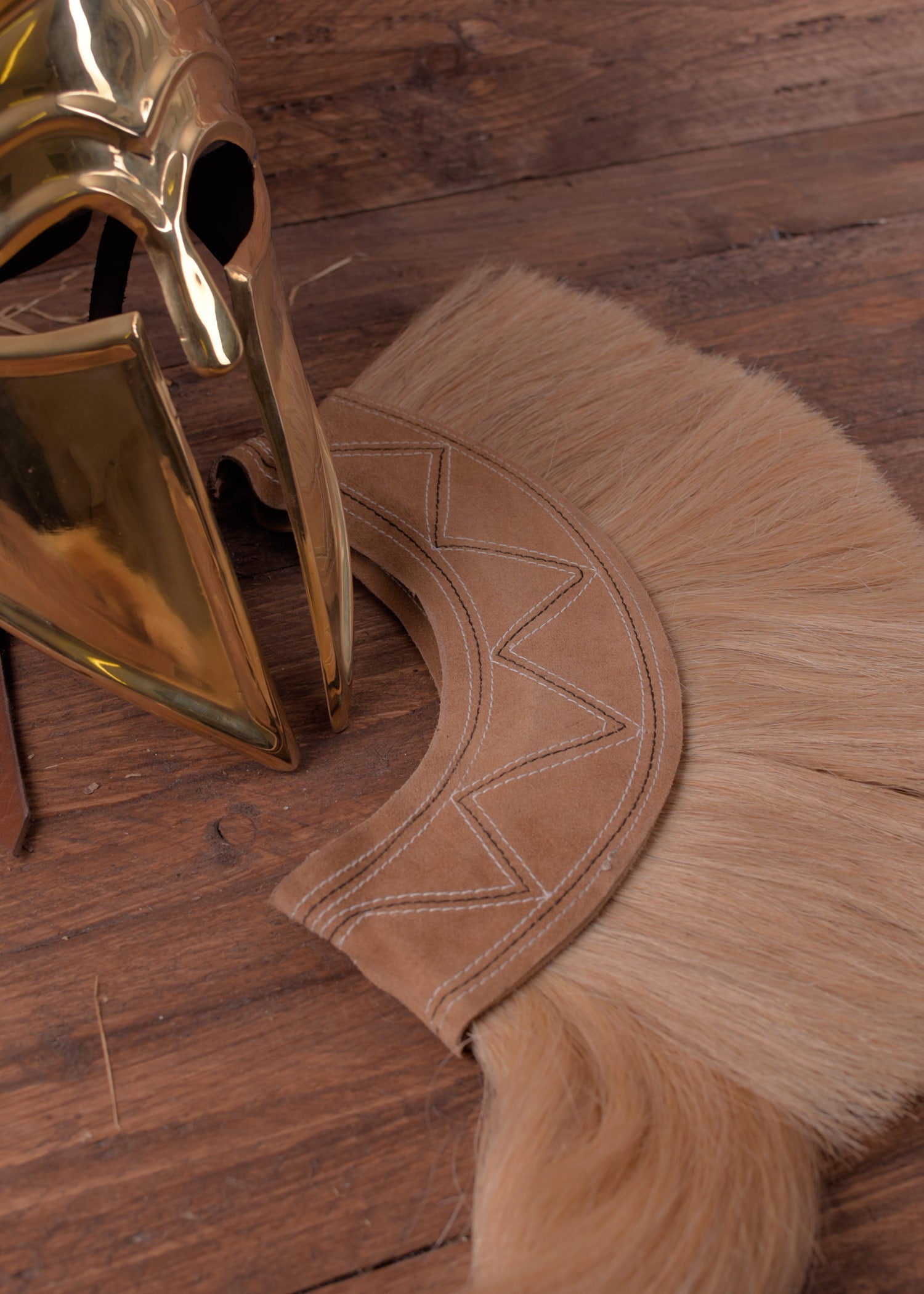 Imagen única de: Casquillo De Casco De Pelo De Caballo Para Cascos Corintios