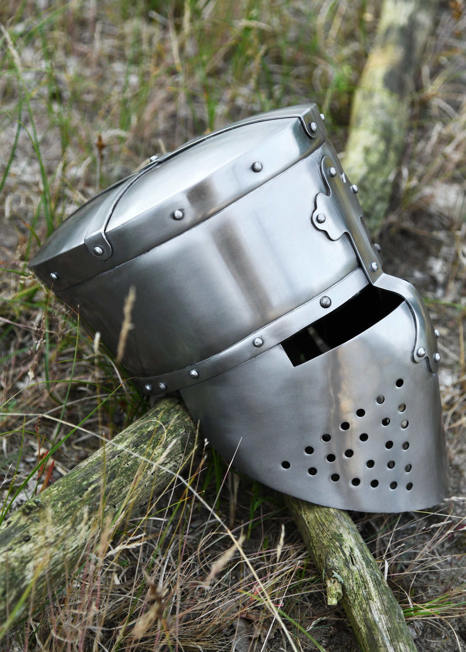 Imagen única de: Casco Cruzado, Casco Templario, Ca. 1200, Acero De 1,6 Mm