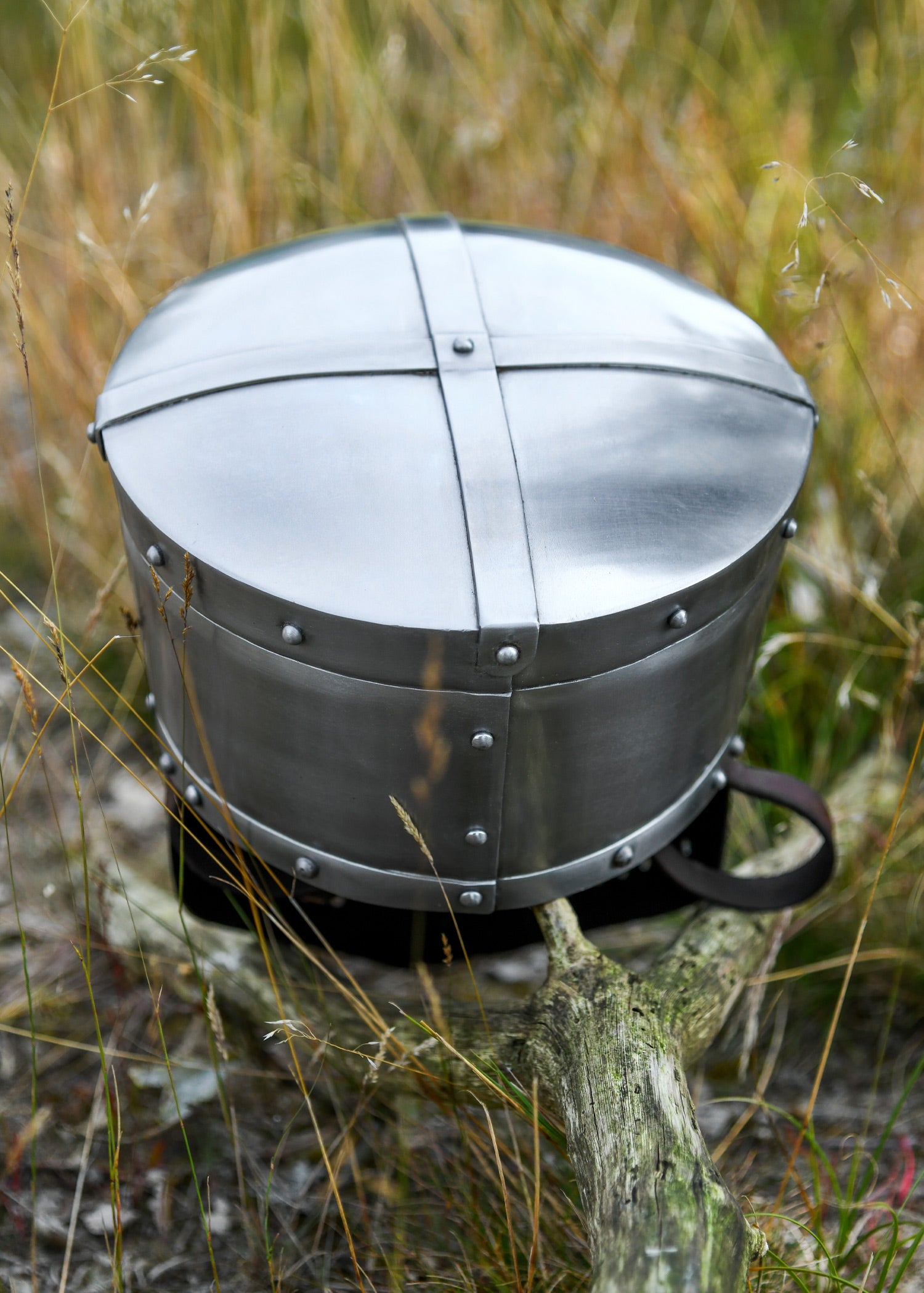 Imagen única de: Casco Cruzado, Casco Templario, Ca. 1200, Acero De 1,6 Mm