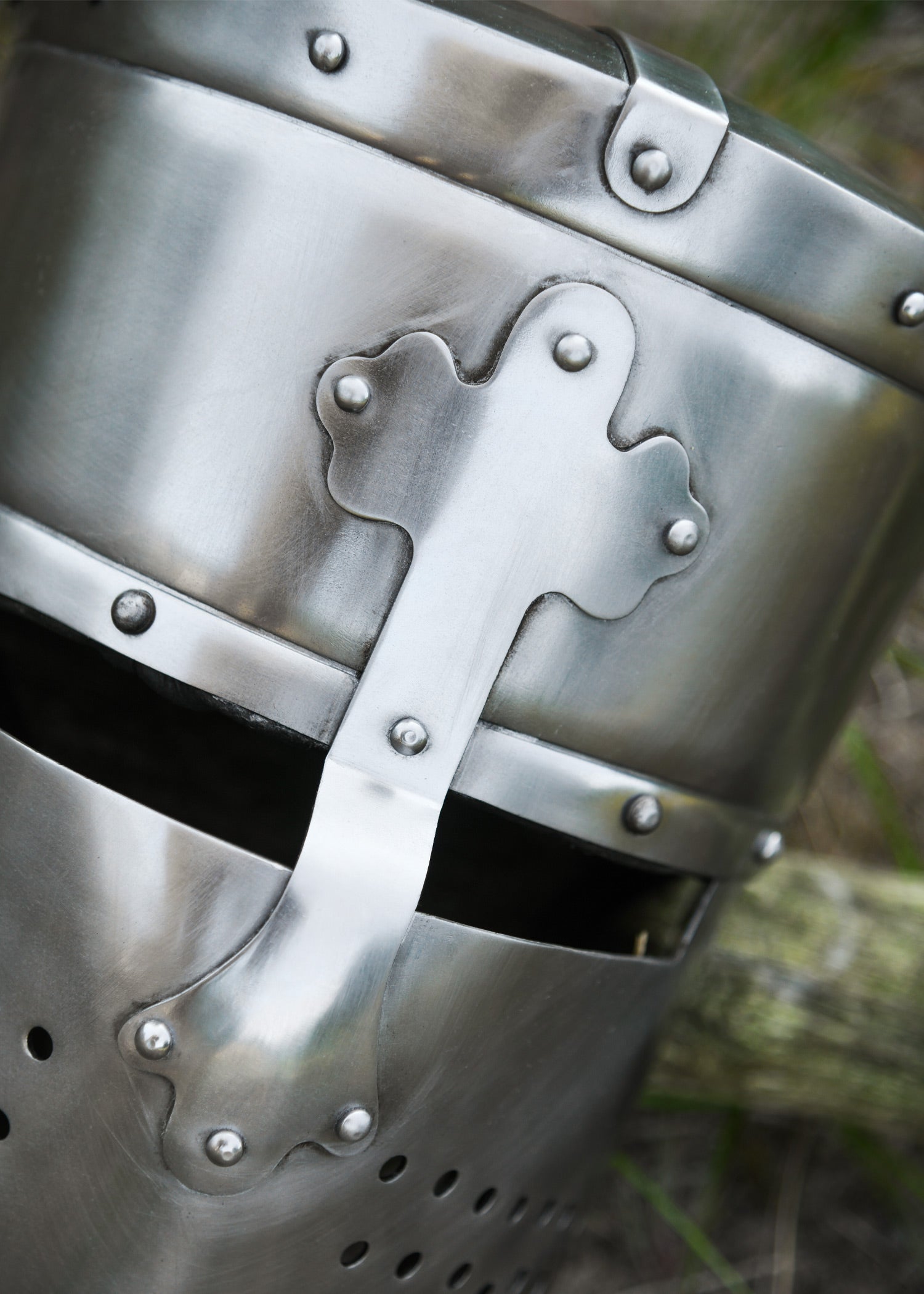 Imagen única de: Casco Cruzado, Casco Templario, Ca. 1200, Acero De 1,6 Mm