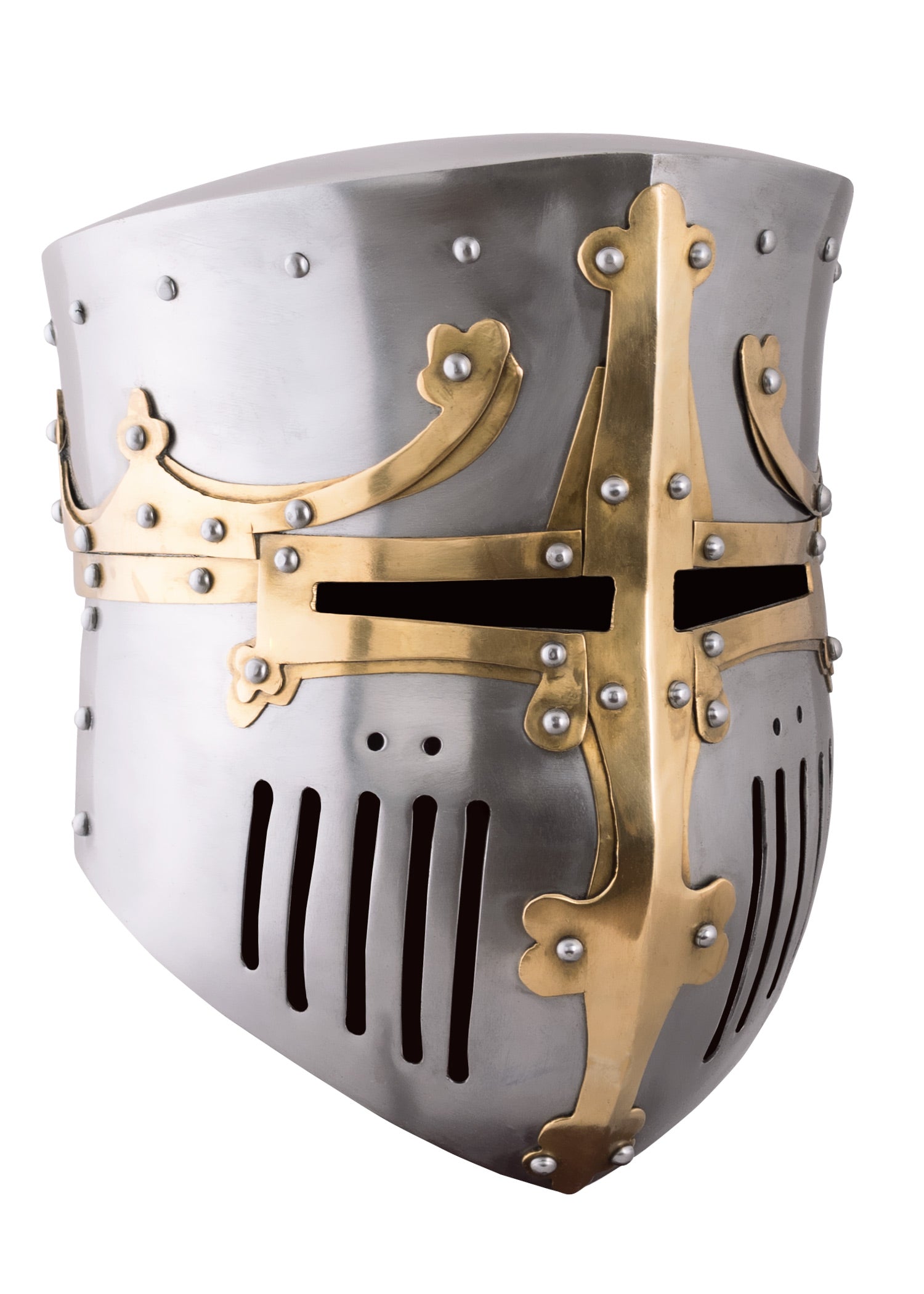 Imagen única de: Casco Cruzado De Olla, Siglo Xiii, Acero De 1,6 Mm