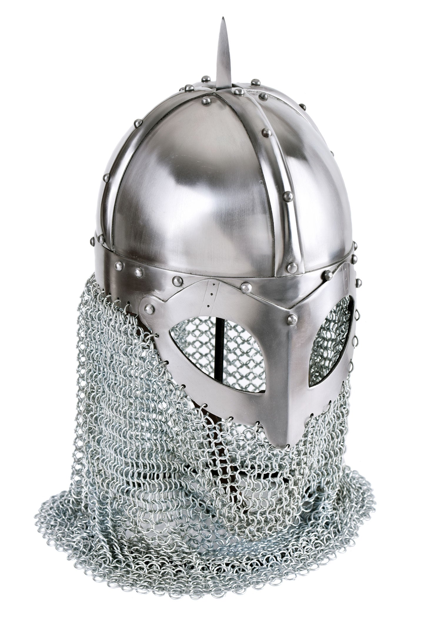 Casco Vikingo Con Gafas, Con Cadena, Acero De 2 Mm - Tienda Medieval