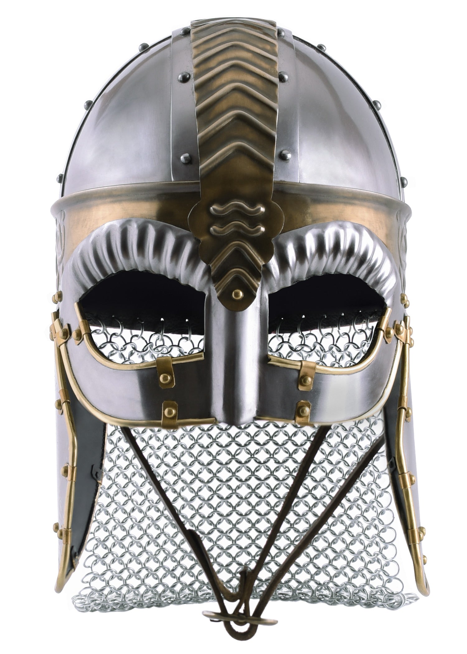 Imagen única de: Casco De Gafas Beowulf Con Solapas Para Las Mejillas Y Casco De Cadena