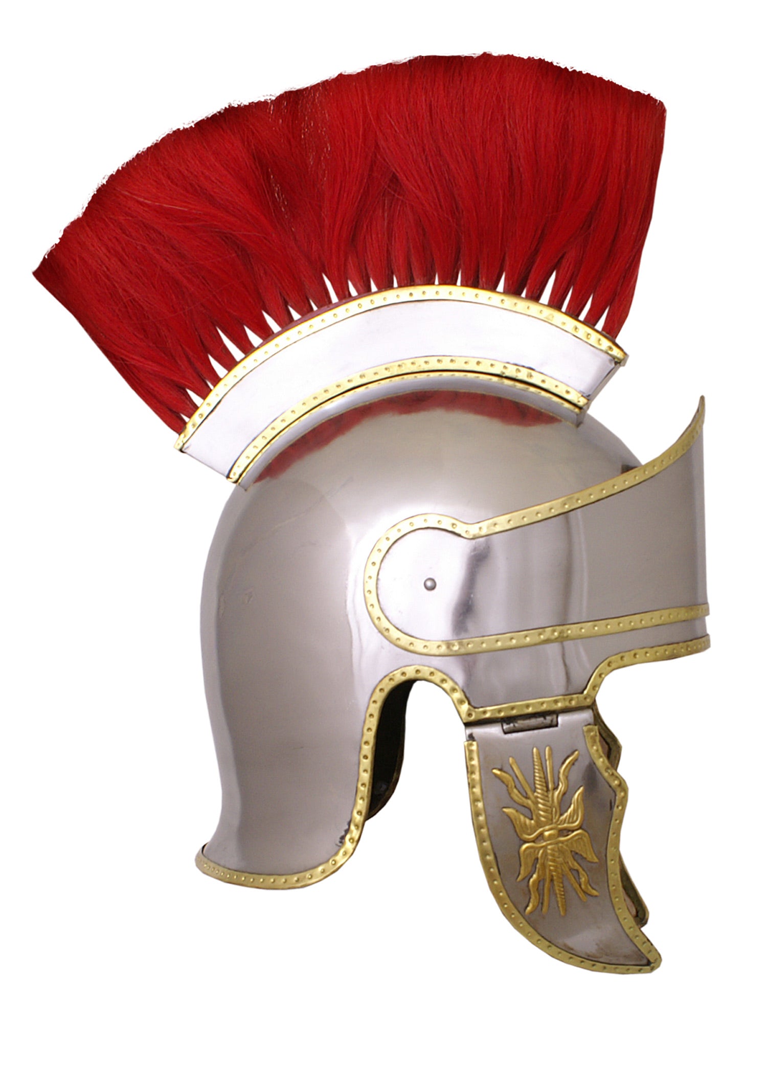 Imagen única de: Casco Ático Con Mata De Pelo, Acero De 1,6 Mm