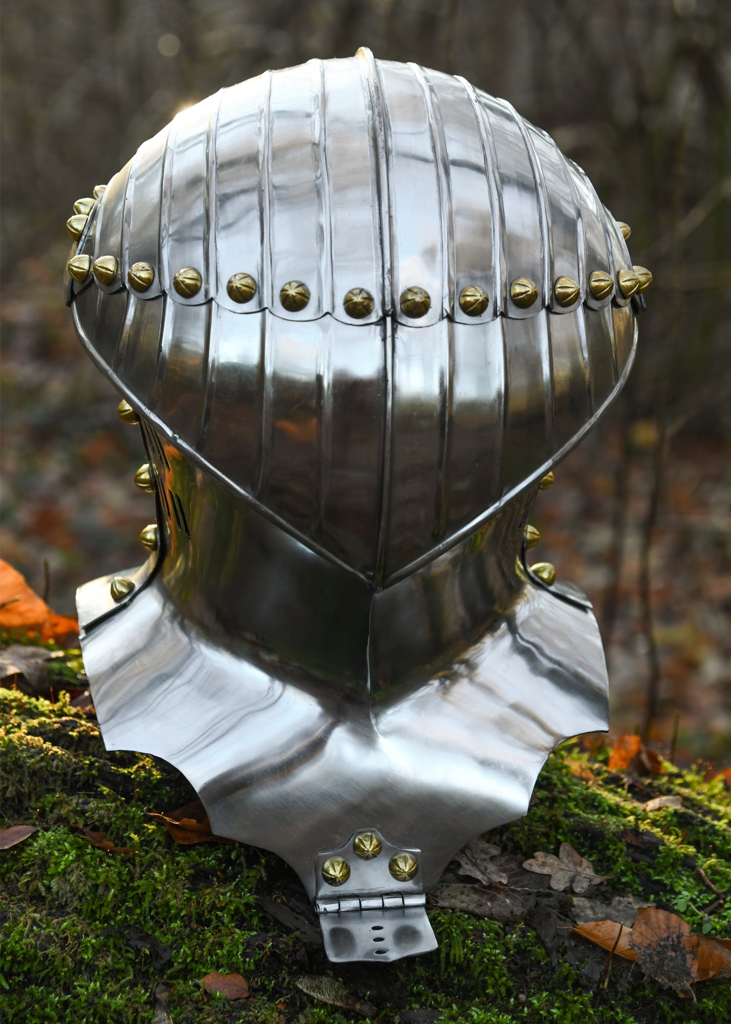 Imagen única de: Casco Perforador Alemán, Alrededor De 1500, Acero De 1,6 Mm