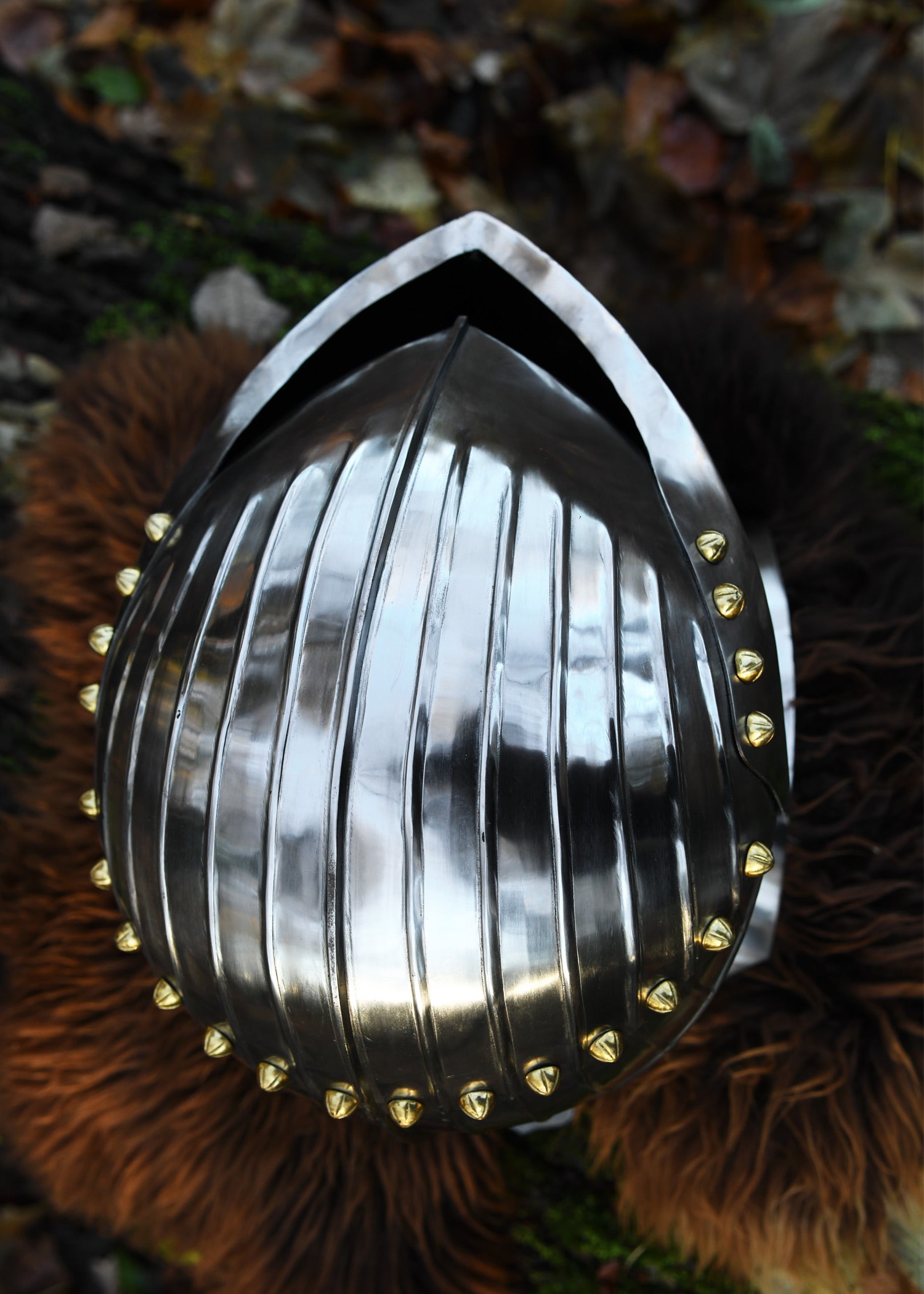 Imagen única de: Casco Perforador Alemán, Alrededor De 1500, Acero De 1,6 Mm