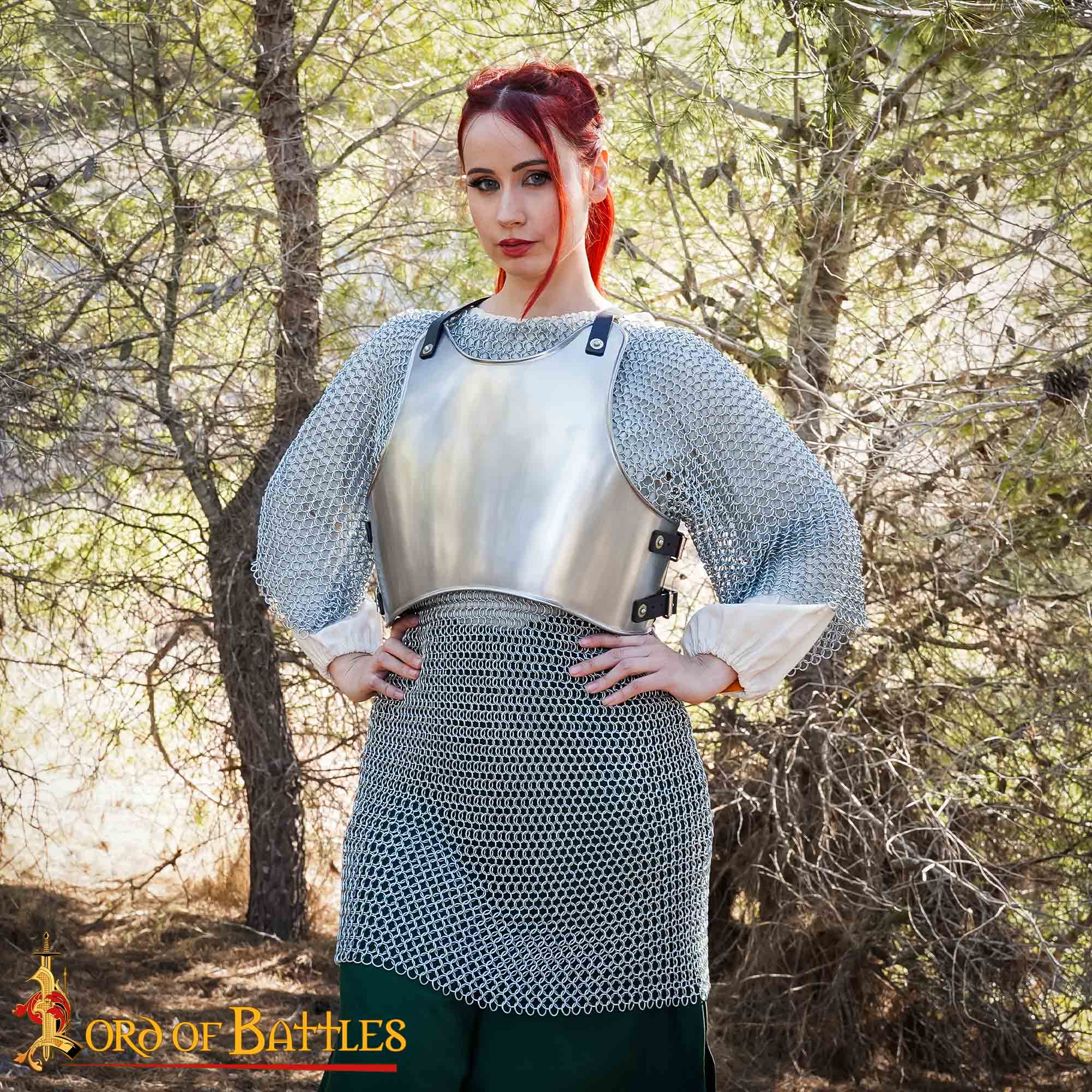 Coraza de acero 18-gauge para LARP y cosplay - imagen 11