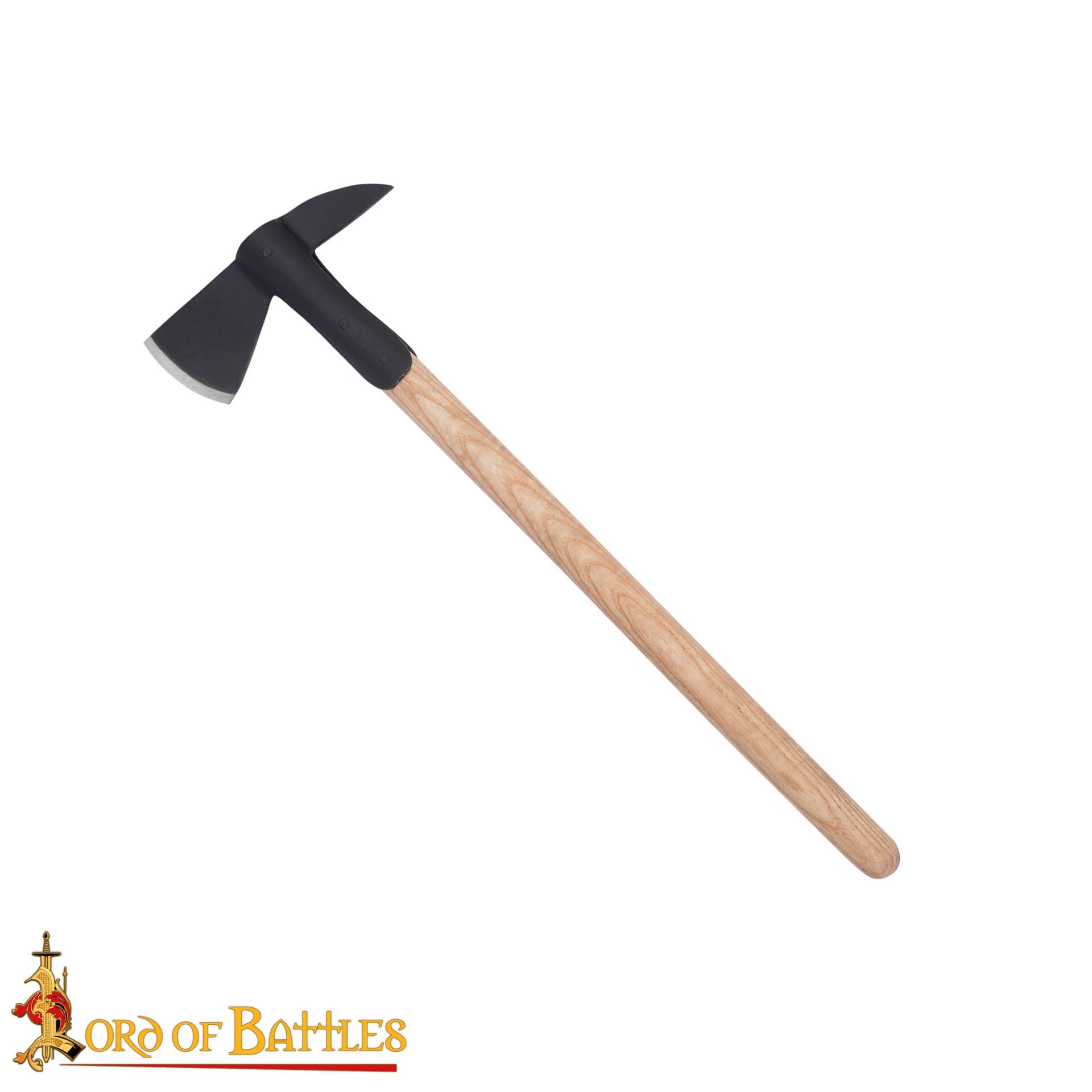 Hacha de abordaje pirata — acero al carbono forjado a mano y mango de madera - imagen 12