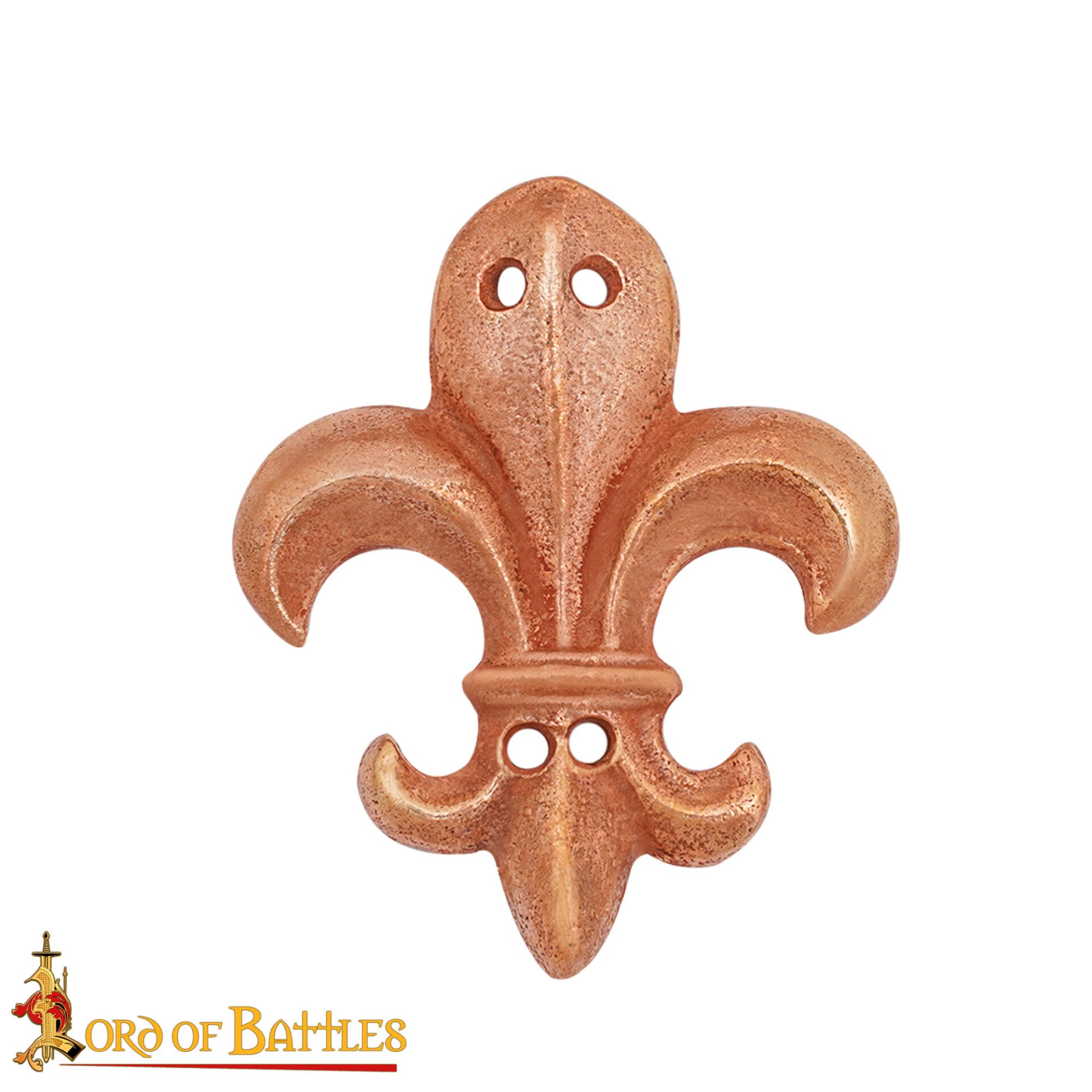 Adorno de cinturón Flor de lis en bronce (siglos XII–XV) - imagen 16