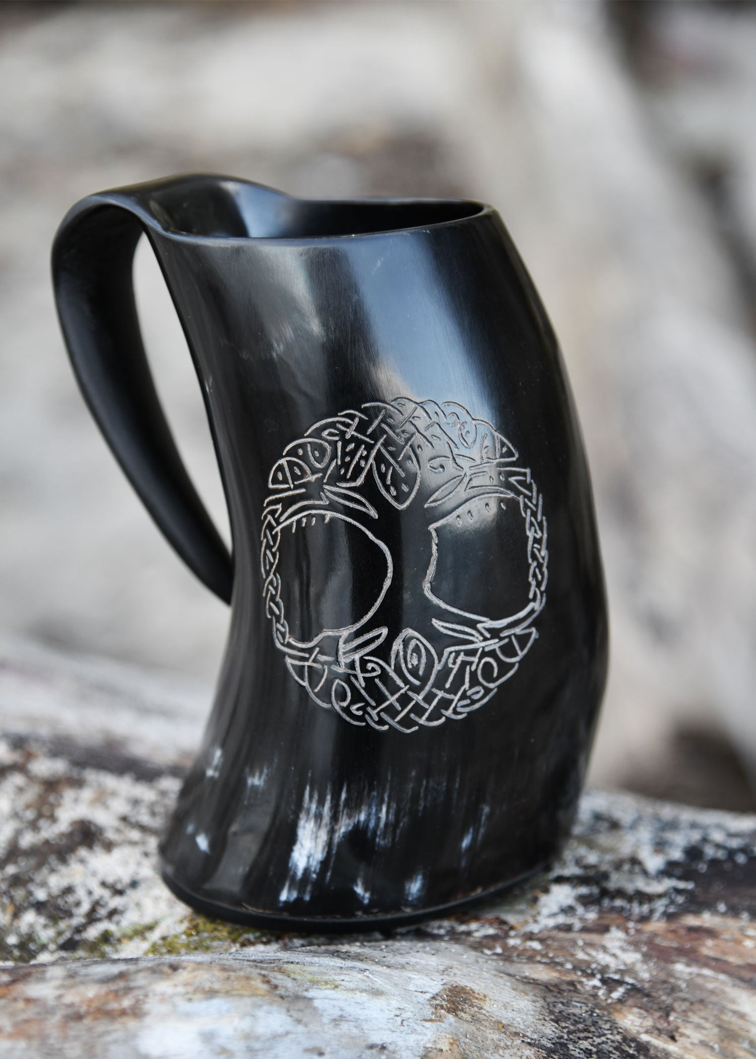 Imagen única de: Jarra De Cerveza De Cuerno - Yggdrasil