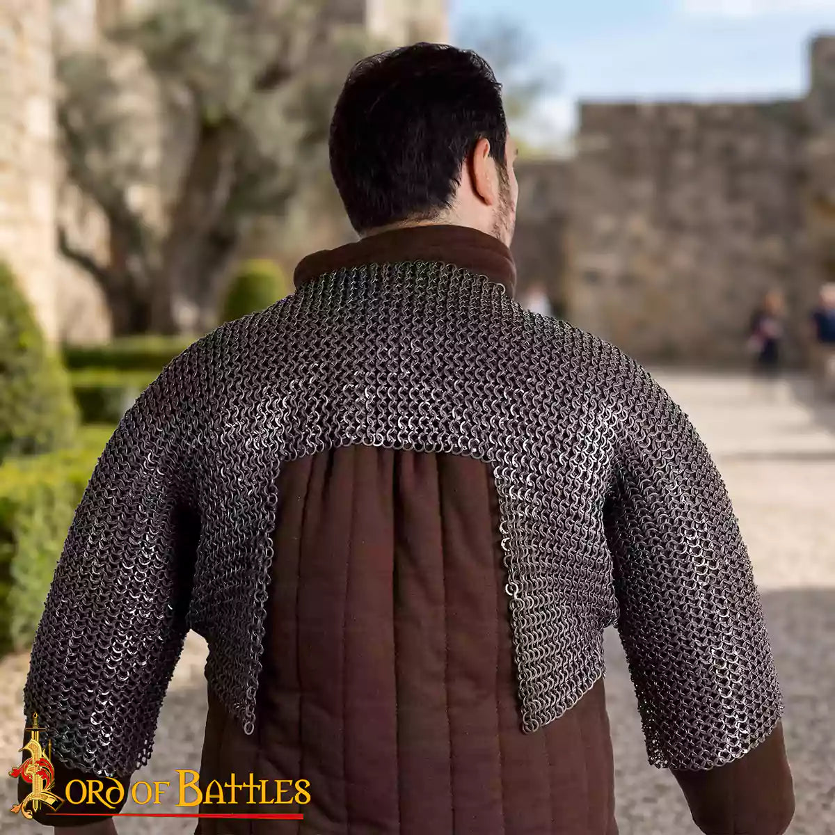 Cota de malla corta (manga media) - anillas 9 mm, 17 gauge - imagen 4