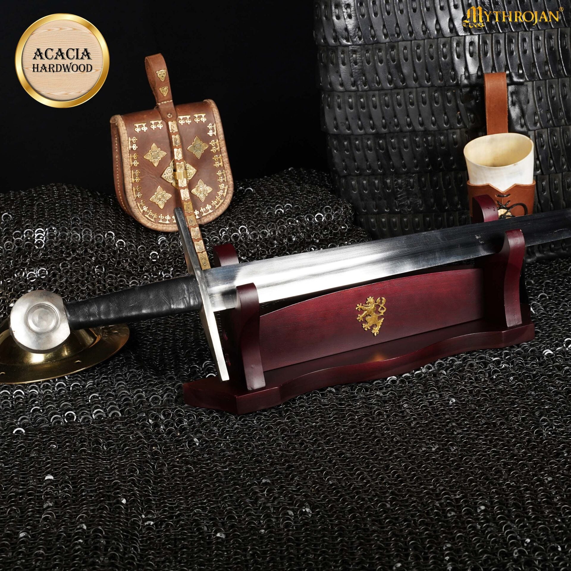 Soporte de madera maciza para espada (un nivel) - imagen 32