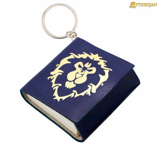 Mini cuaderno de cuero con llavero - World of Warcraft (Alianza u Horda) - imagen 7
