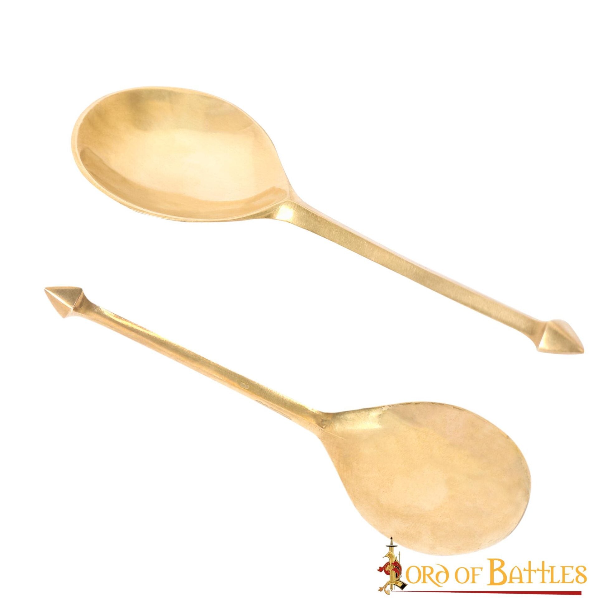 Imagen única de: Set de 2 cucharas romanas en latón macizo, 14,2 cm - imagen 2