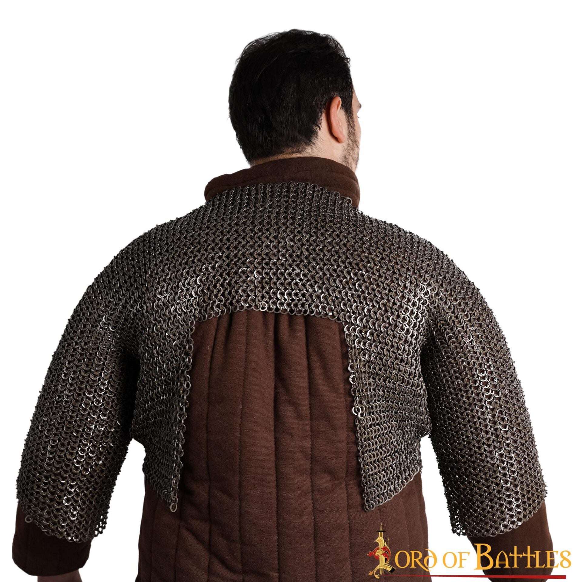 Camisa corta de malla, anillas 9 mm remachadas y sólidas - imagen 4