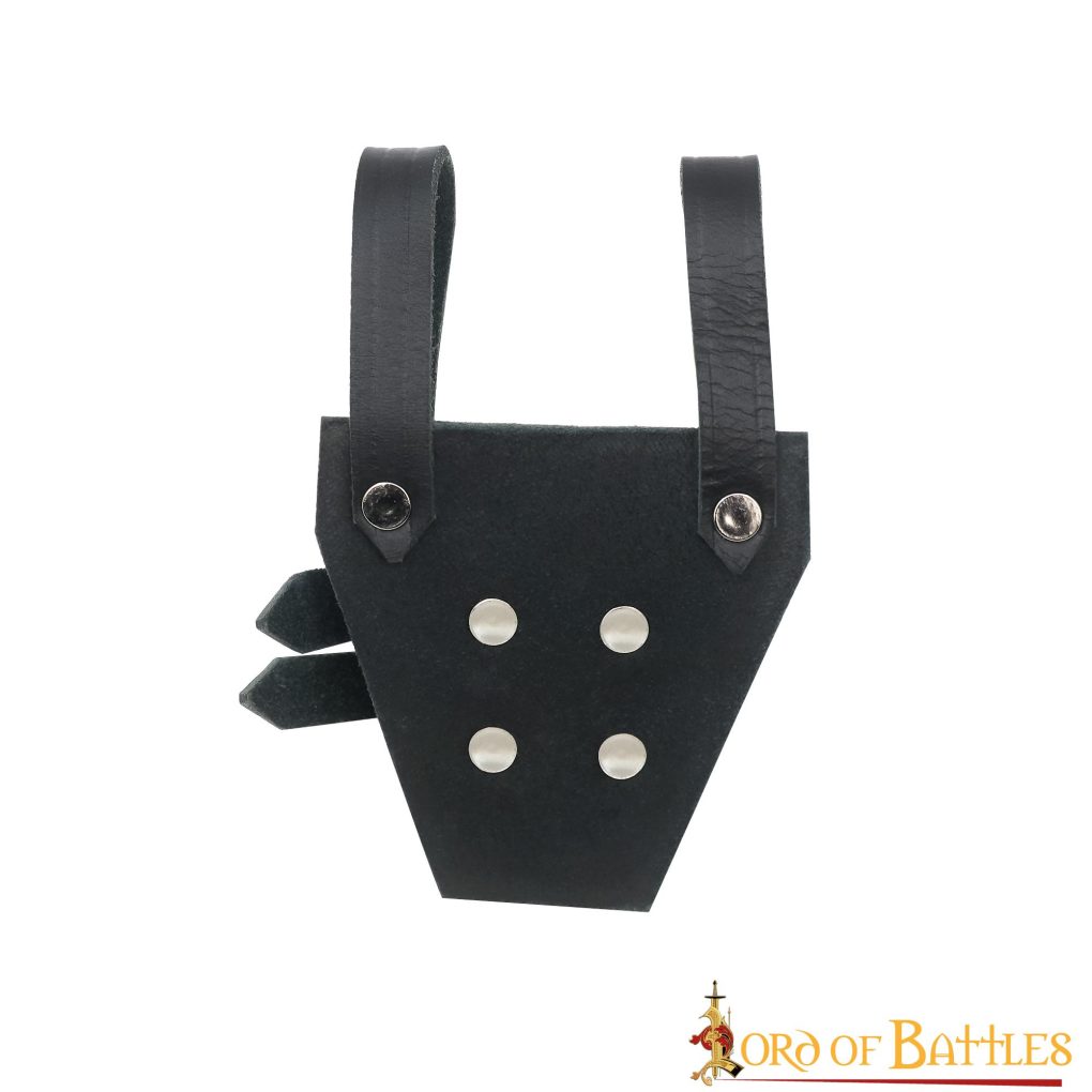 Soporte pirata de cuero para espada y hacha, hecho a mano - imagen 2