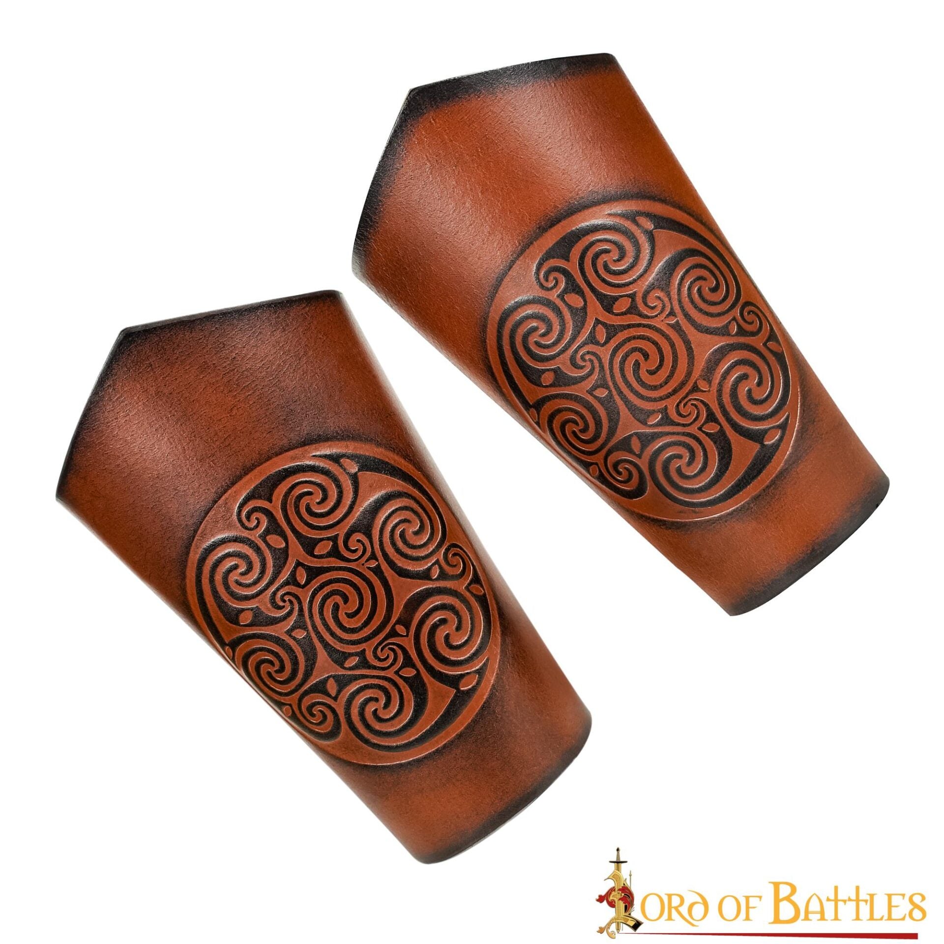 Brazales de cuero con espiral celta, 2.6–2.8 mm - imagen 8