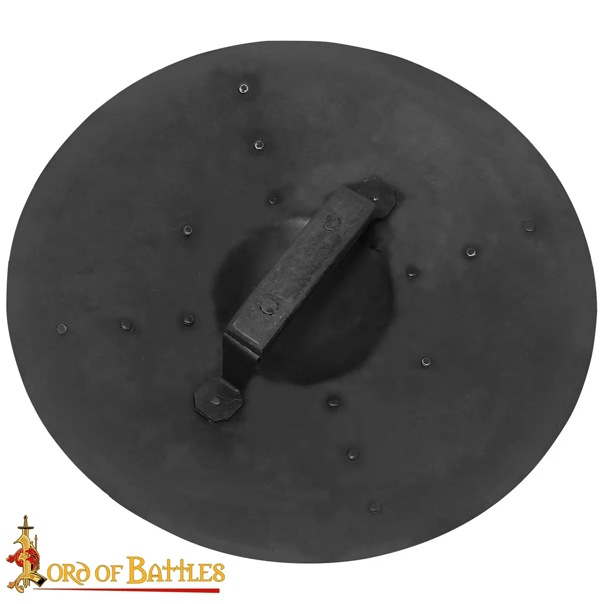 Buckler medieval forjado a mano en acero 14 gauge - imagen 4